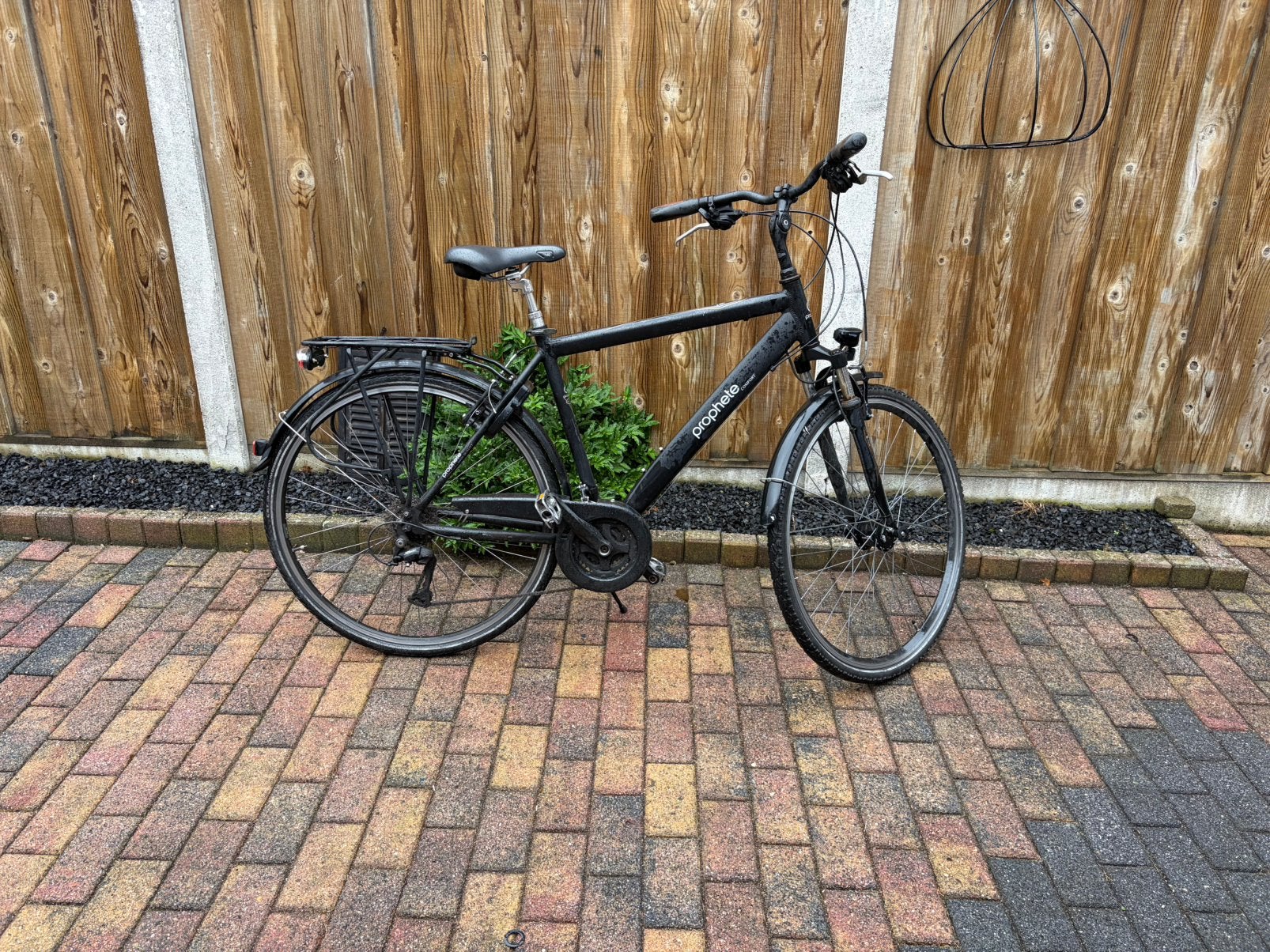Zwarte Herenfiets, Overige merken, Gebruikt, Versnellingen, Ophalen of Verzenden
