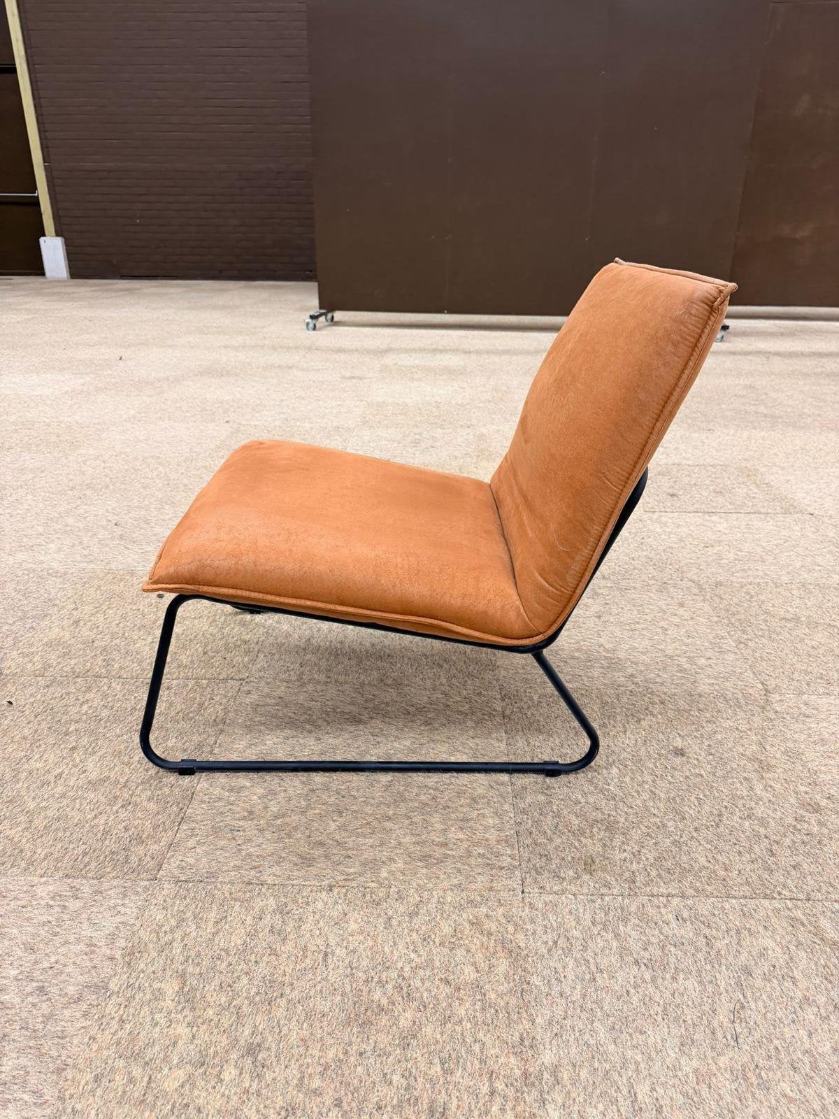 3 x Fauteuils cognac ZEER GOEDE STAAT, Ophalen, 75 tot 100 cm, Zo goed als nieuw, Stof
