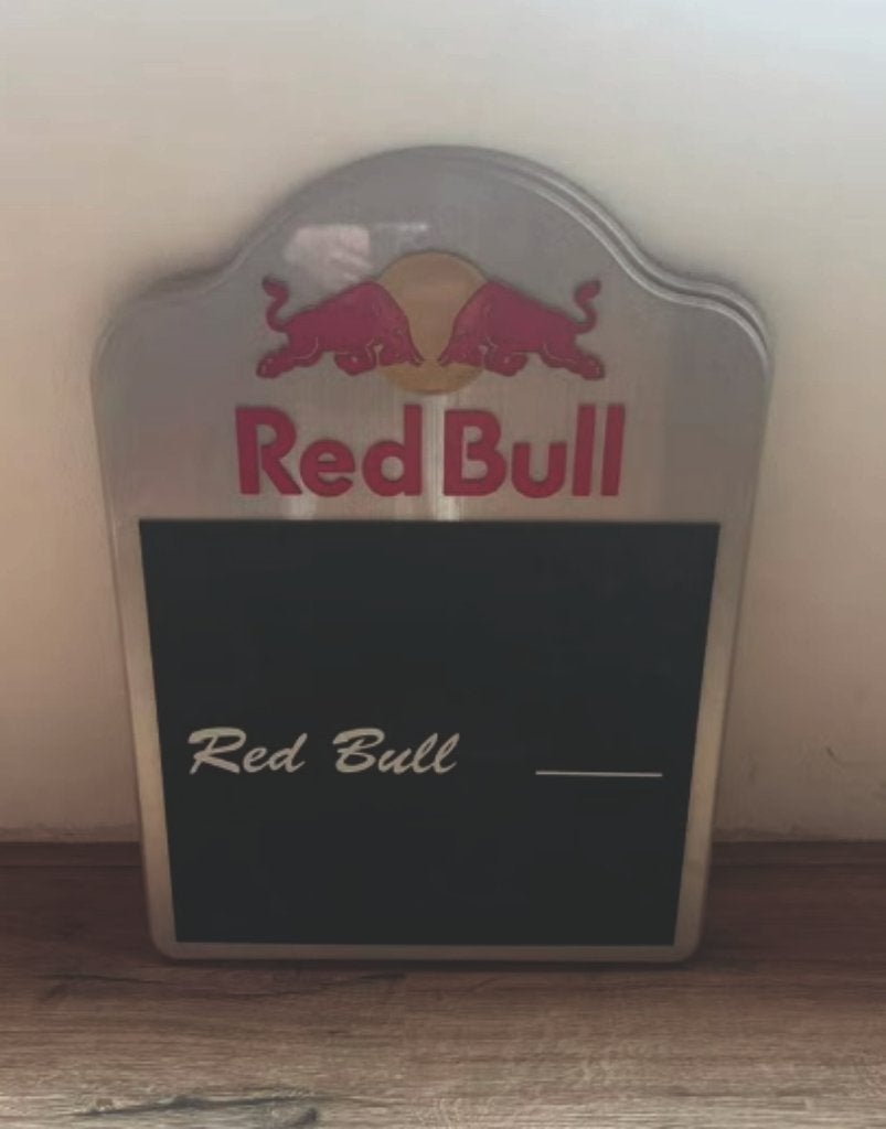 red bull bord, Verzamelen, Merken en Reclamevoorwerpen, Ophalen of Verzenden, Zo goed als nieuw, Reclamebord