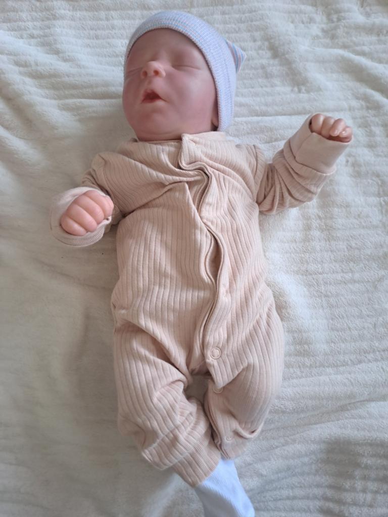 Darren asleep reborn, Ophalen of Verzenden, Nieuw, Babypop, Levensecht of Reborn