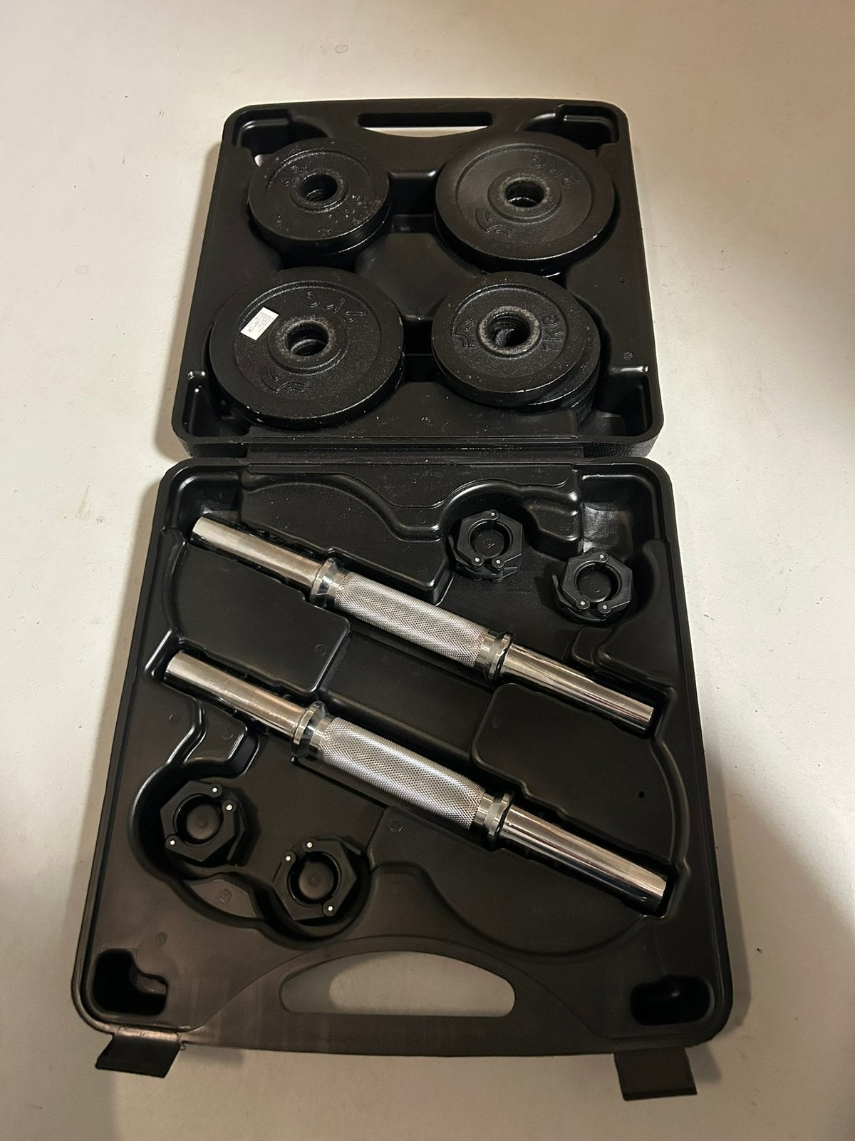 Dumbbell / halter set 20kg, Sport en Fitness, Fitnessmaterialen, Ophalen, Zo goed als nieuw, Dumbbell