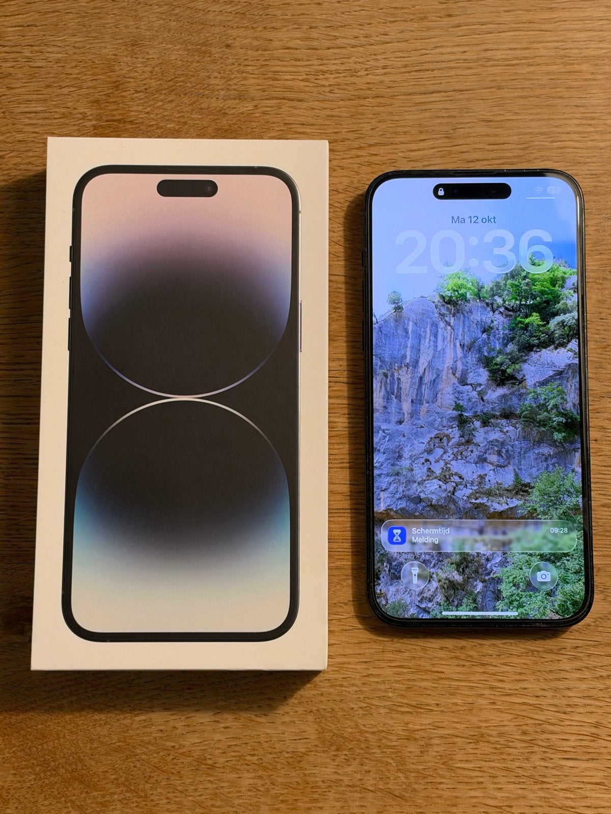 iPhone 14 Pro Max 256GB Space Black - Zo goed als nieuw, Telecommunicatie, 256 GB, Zwart, Ophalen of Verzenden, Zo goed als nieuw