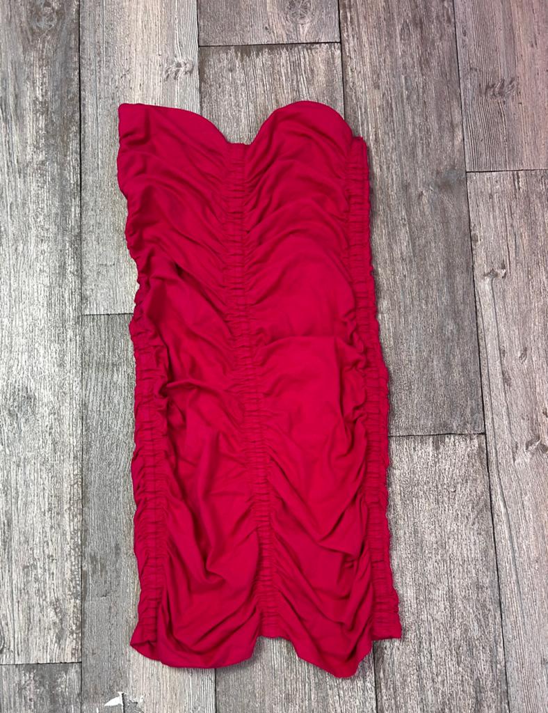 Nieuwe roze strapless jurk met ruches zara maat M zomer jurk, Maat 38/40 (M), Nieuw, Ophalen of Verzenden, Roze