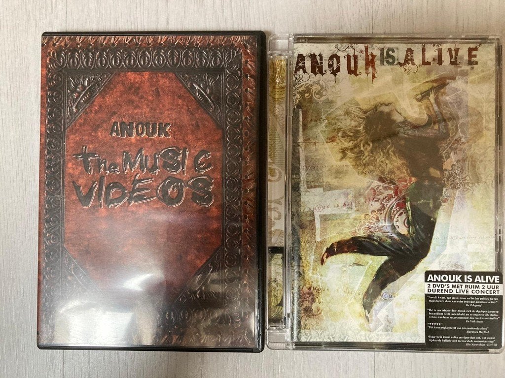 Anouk Dvd - Anouk is Alive 2-Dvd + Lost Tracks nieuwstaat, Alle leeftijden, Ophalen of Verzenden, Zo goed als nieuw, Concert