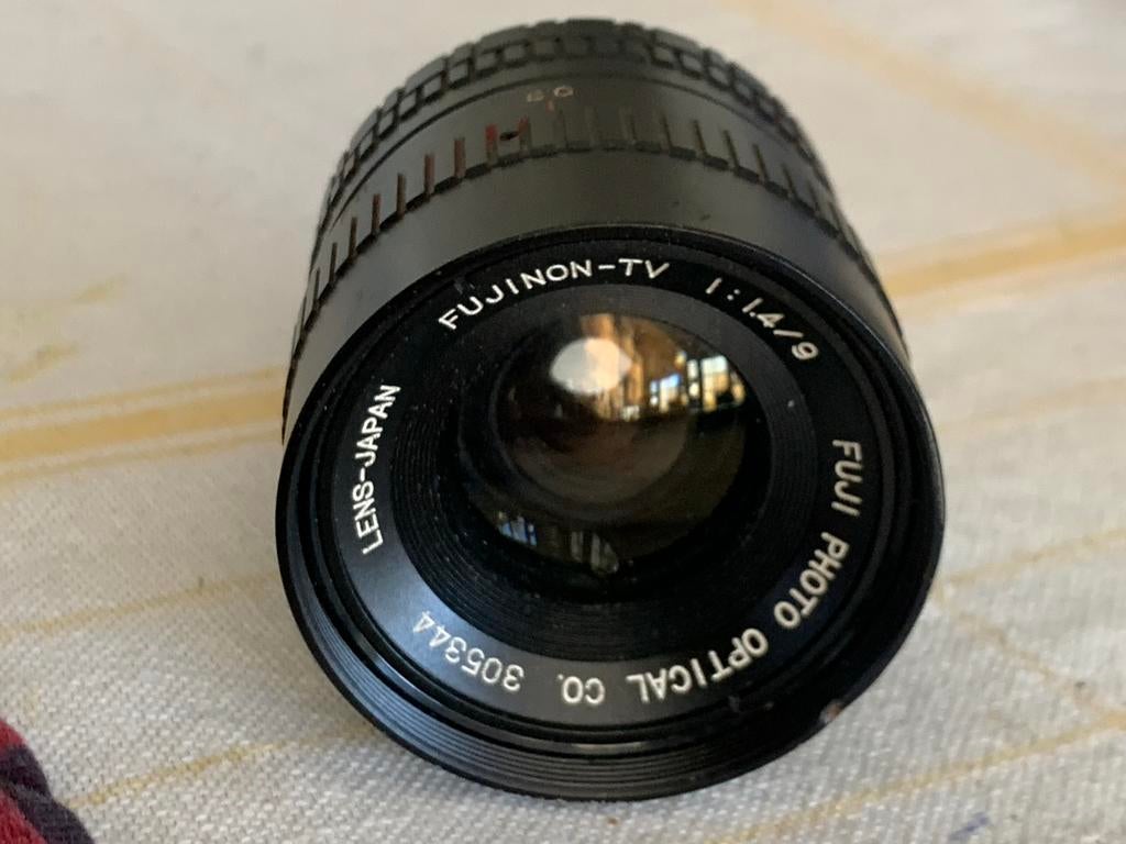 Fuji Photo Optical Fujinon-TV 1:1.4/9 Cine-film lens, Ophalen of Verzenden, Zo goed als nieuw, Overige typen