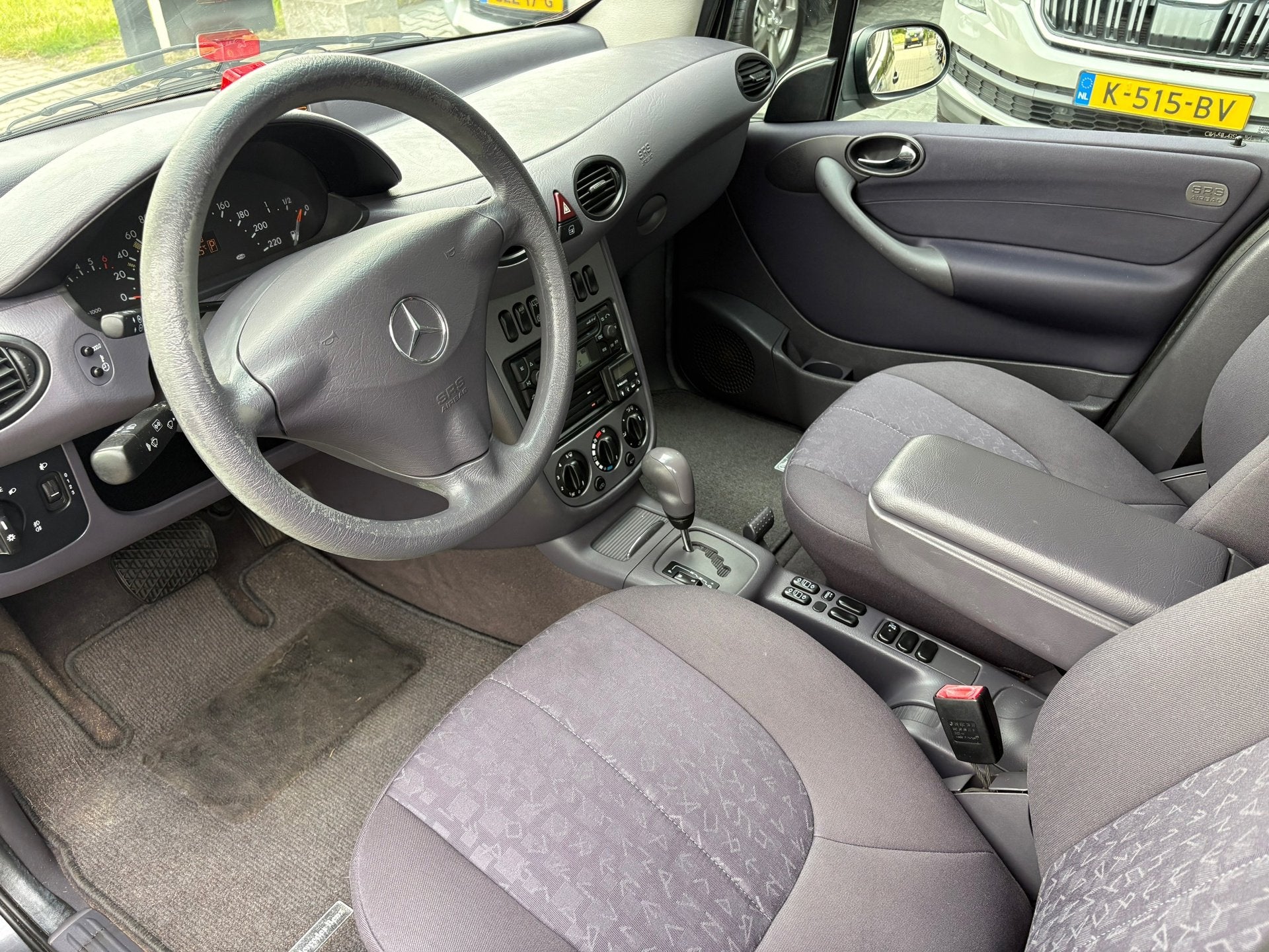 Mercedes-Benz A-klasse 140 Automaat Apk 2027, Auto's, Stof, Zwart, Origineel Nederlands, Bedrijf