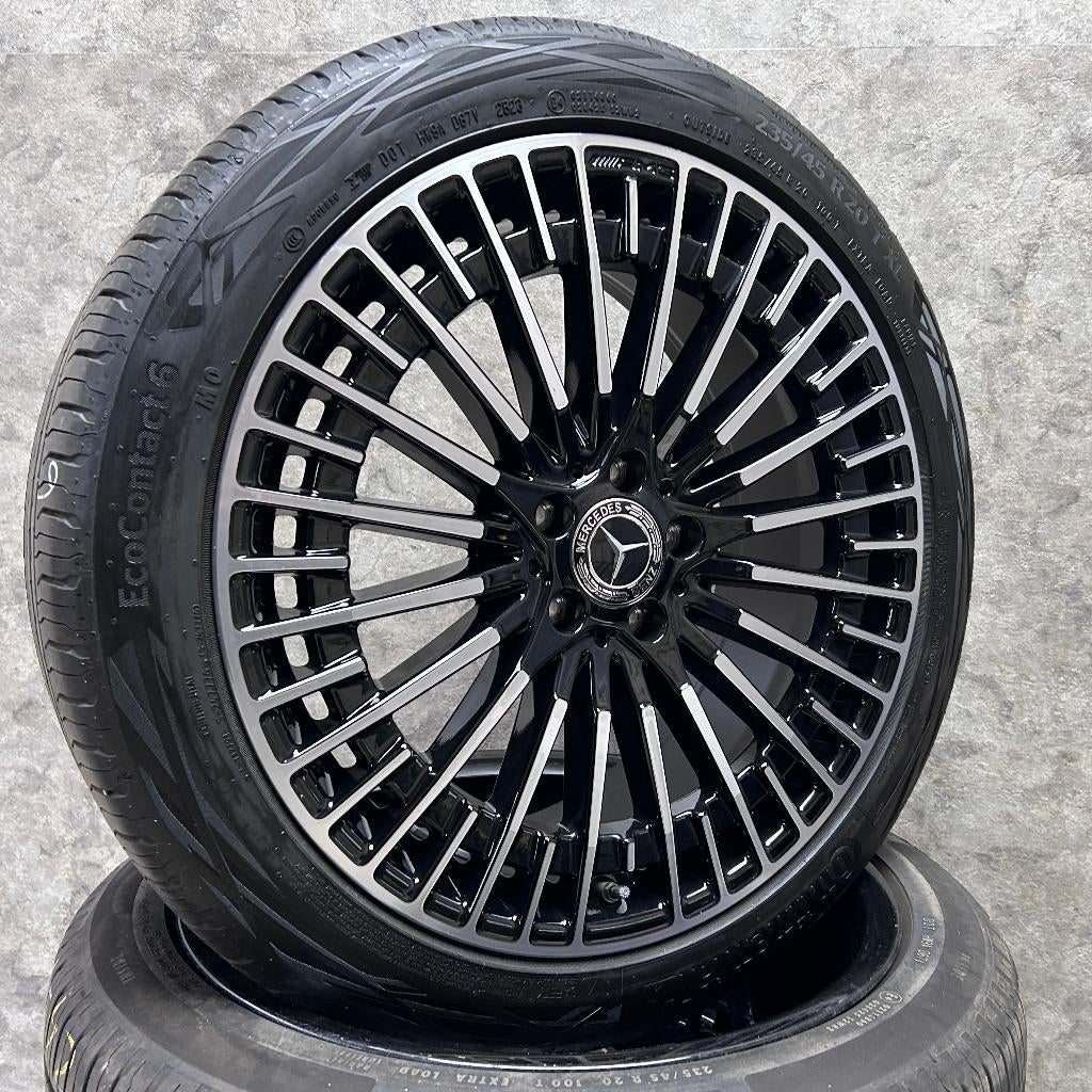 20 inch originele AMG velgen zomerbanden Mercedes EQA EQBA, Gebruikt, Banden en Velgen, Ophalen of Verzenden, Personenwagen