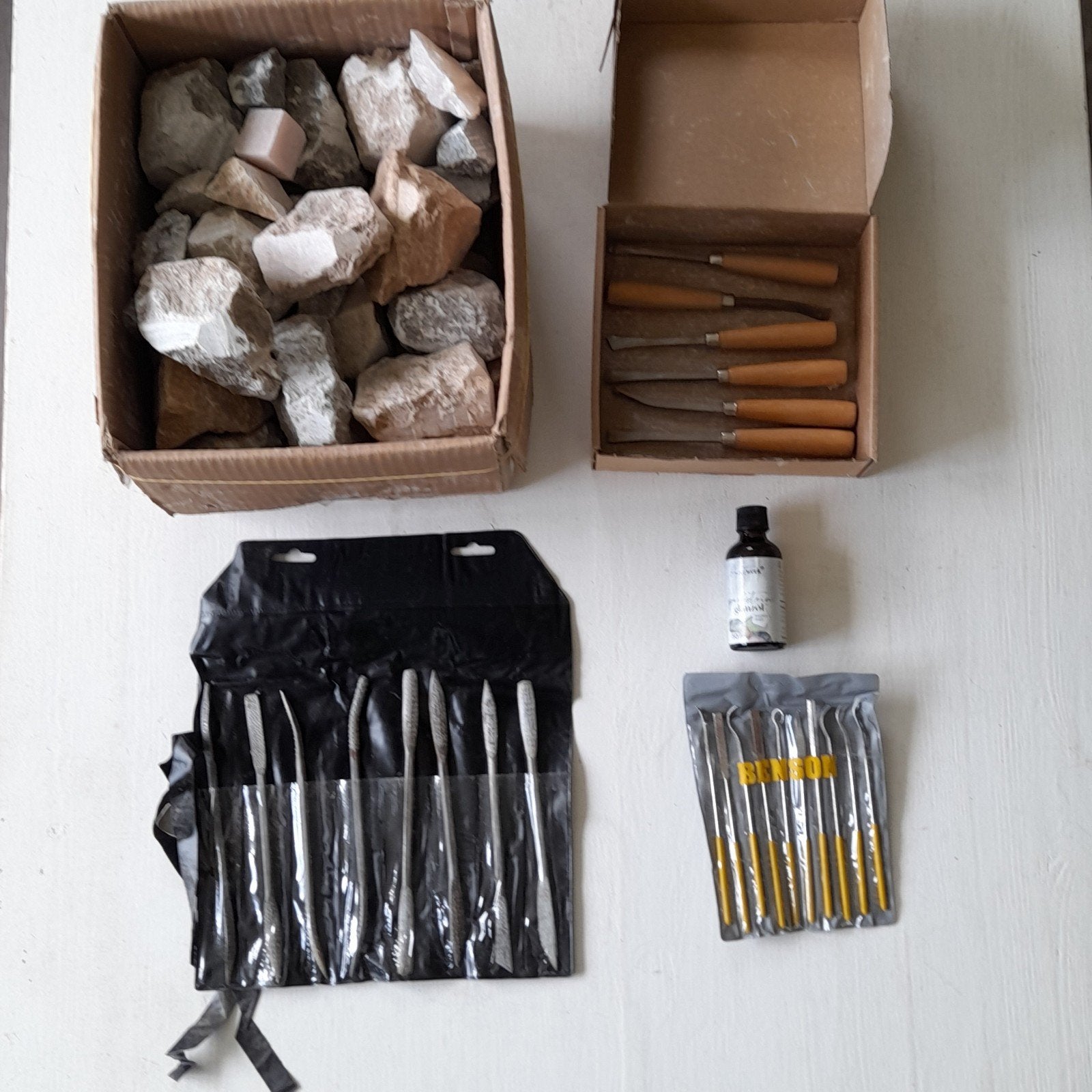 speksteen set, Ophalen, Zo goed als nieuw