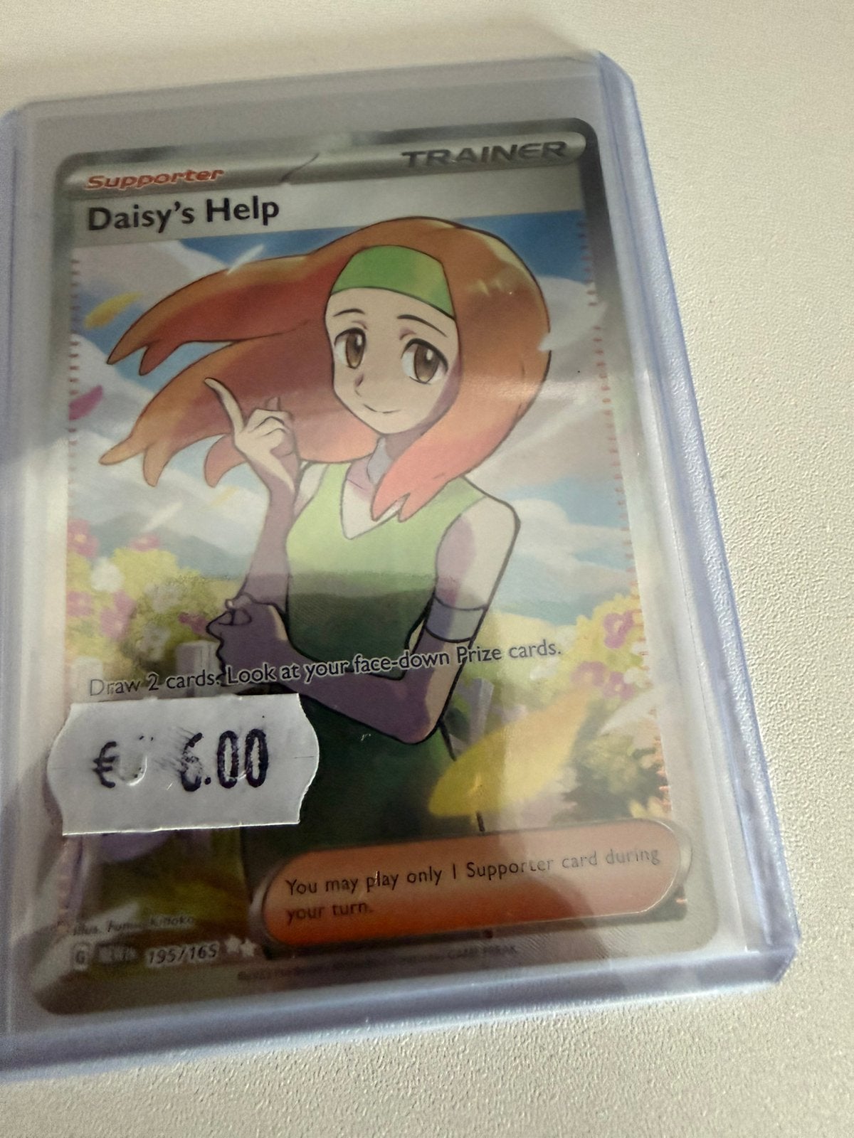 Pokémon TCG: Daisy's Help Supporter Trainer Kaart, Ophalen of Verzenden, Zo goed als nieuw, Losse kaart