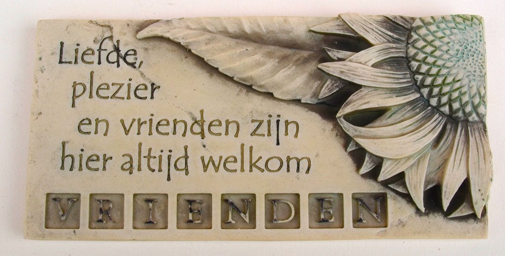 Welkomsttegeltje - Uitgevoerd in weerbestendig keramiek, Ophalen of Verzenden