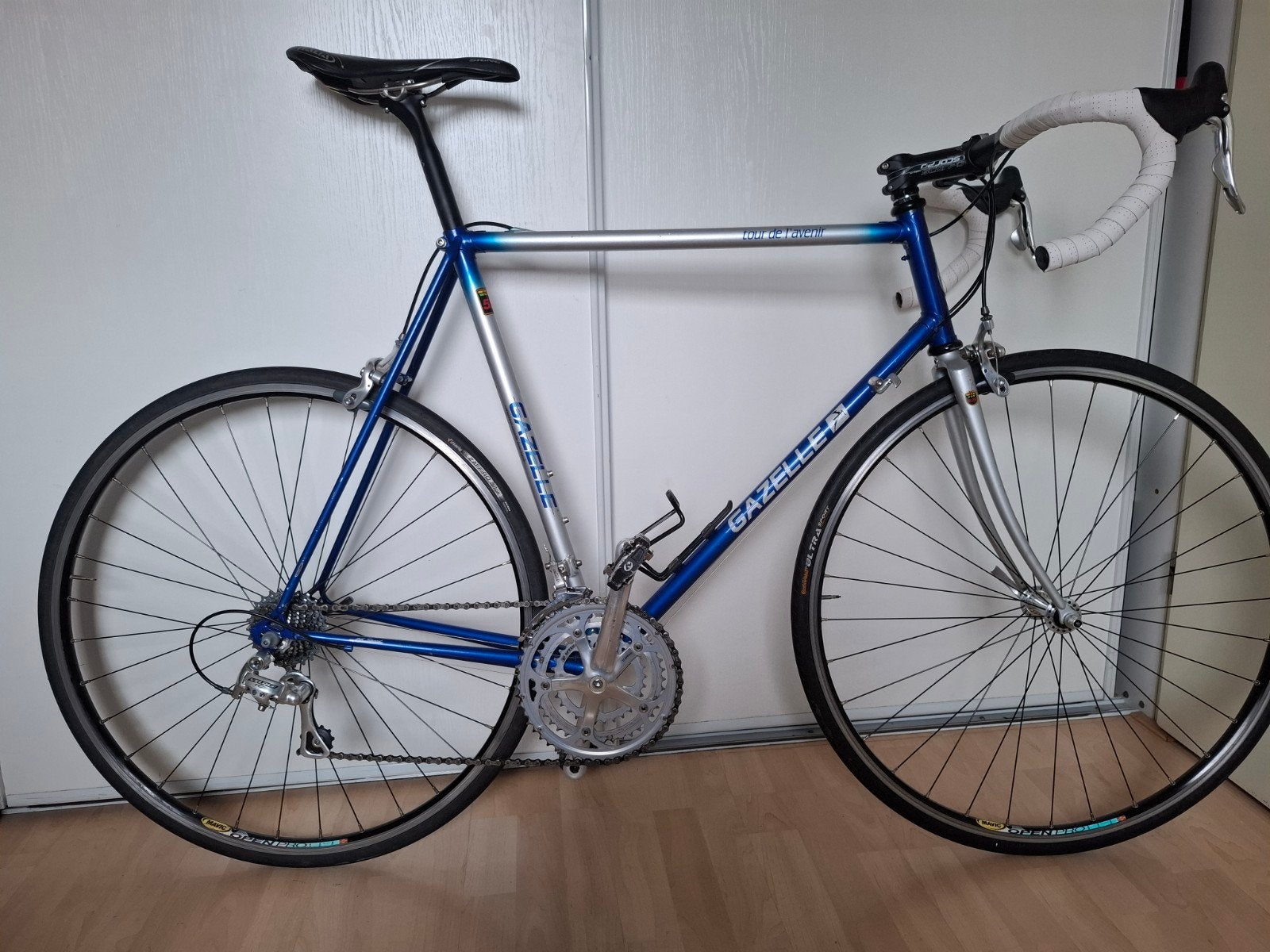 Gazelle Tour de l'Avenir racefiets - Campagnolo Veloce, Fietsen en Brommers, Fietsen | Racefietsen, Ophalen, 28 inch, Gebruikt