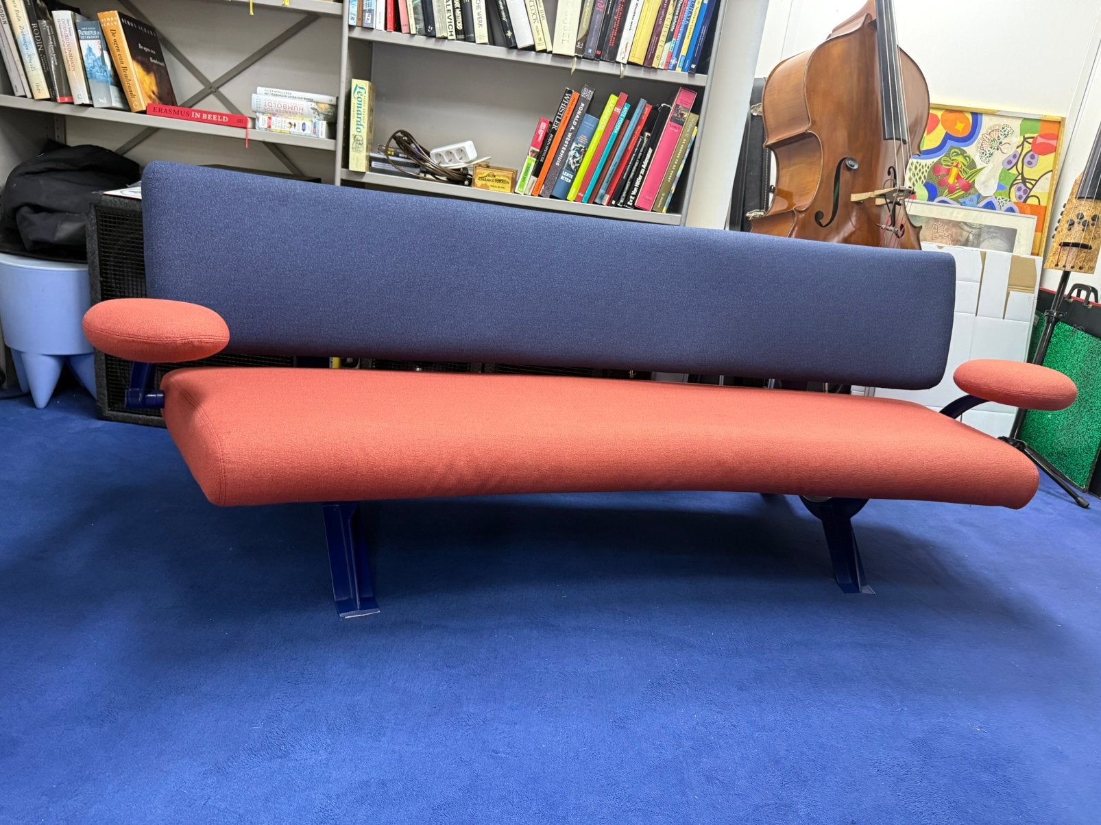 Artifort Orbit. Memphis Design. Jaren 80-90 3-zitsbank, Ophalen, Gebruikt, 150 tot 200 cm, Driepersoons