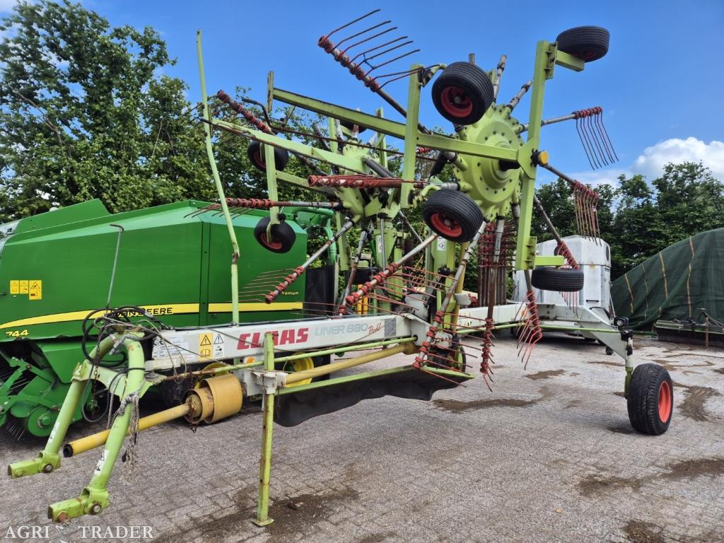 Claas Liner 880 dubbele hark, Niet opgegeven, Akkerbouw, -, Niet opgegeven