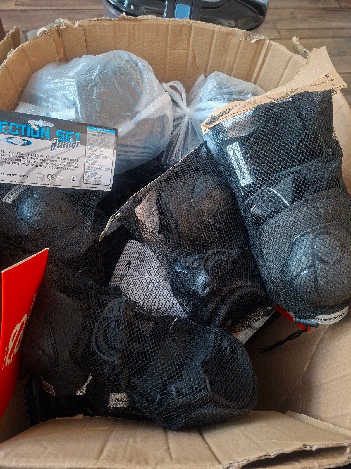 doos vol skate beschermers, Ophalen of Verzenden, Bescherming