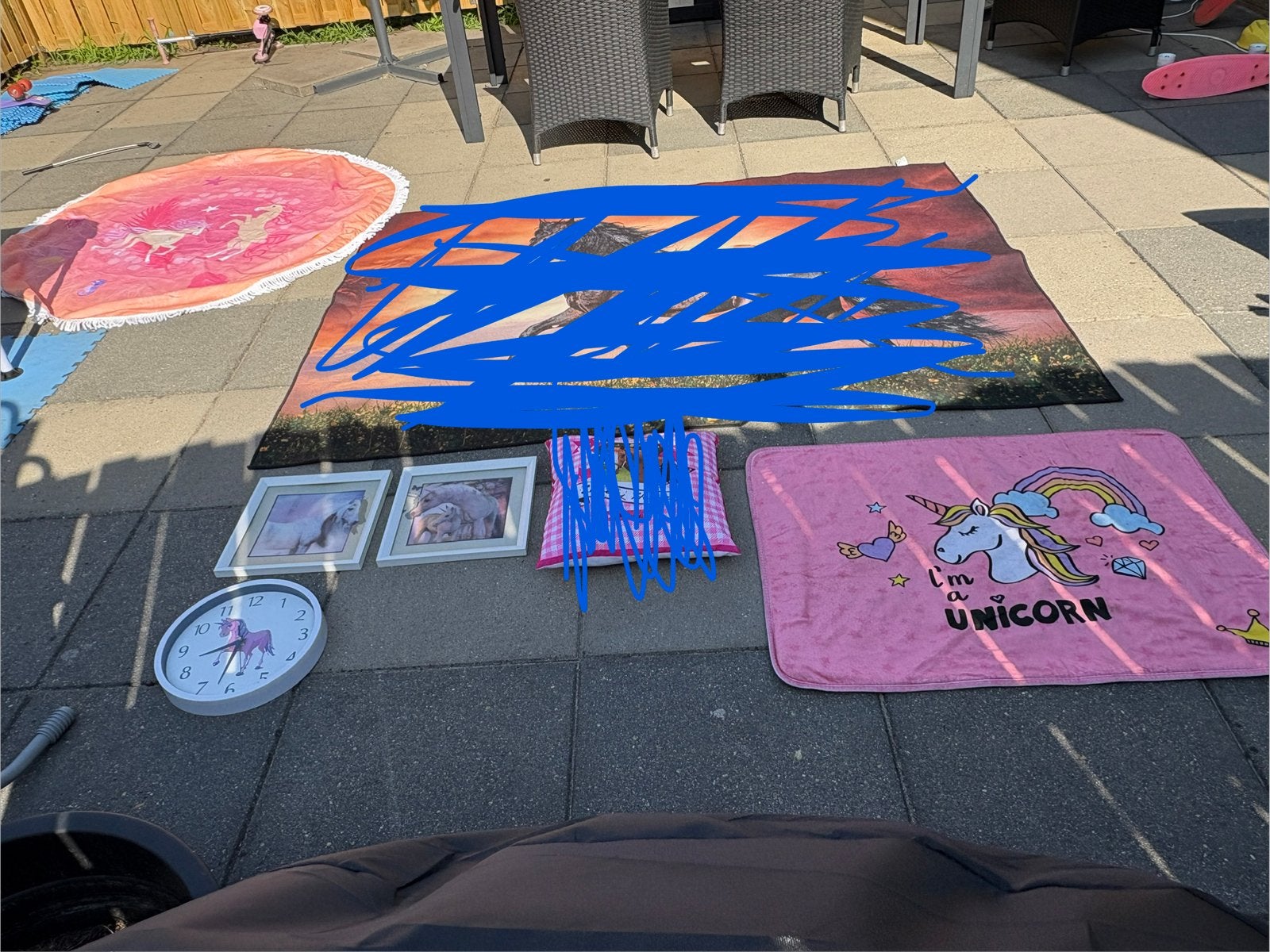 Paarden decoratie, ook los te koop, Ophalen of Verzenden, Gebruikt, Meerkleurig, Textiel