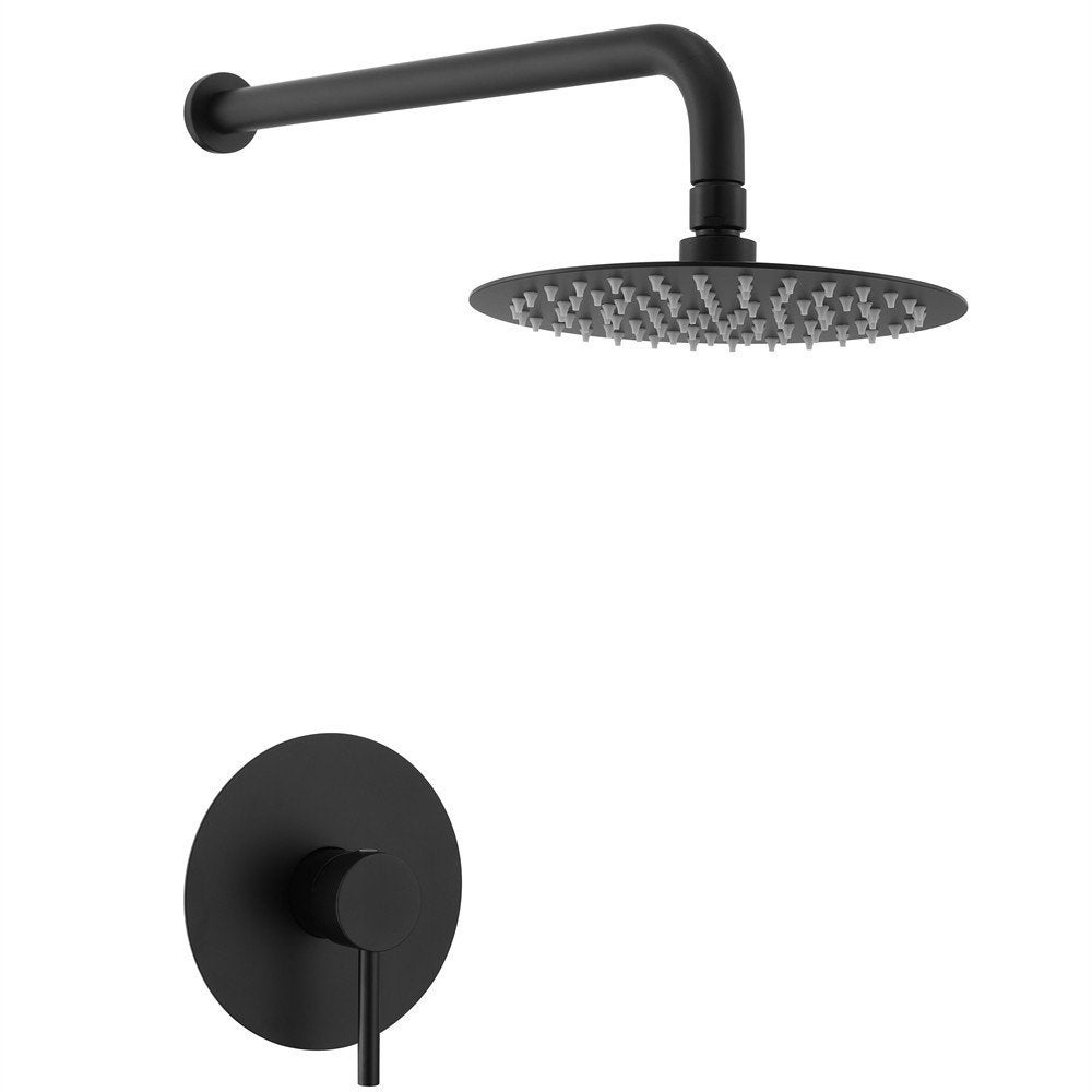 Regendouche Inbouw Zwart, Ophalen of Verzenden, Nieuw, Rvs, Douche