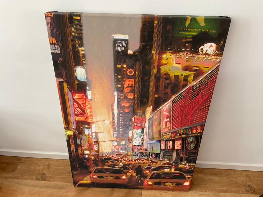 Canvas schilderij groot, Ophalen, Zo goed als nieuw, 50 tot 75 cm, 75 cm of meer