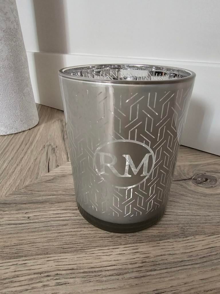 Leuke Riviera maison votive kandelaar flax windlicht, Ophalen, Overige materialen, Beige, Nieuw