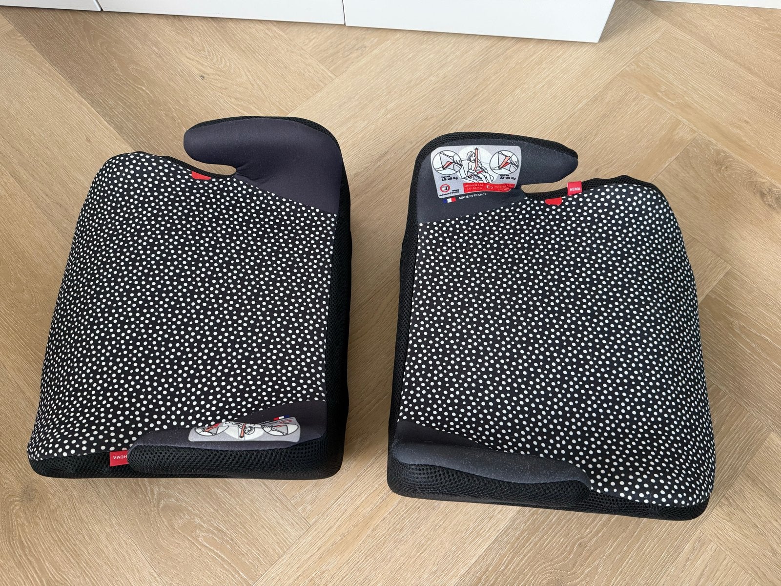 2 Hema autostoelverhogers, 15 t/m 36 kg, Ophalen, Overige merken, Gebruikt