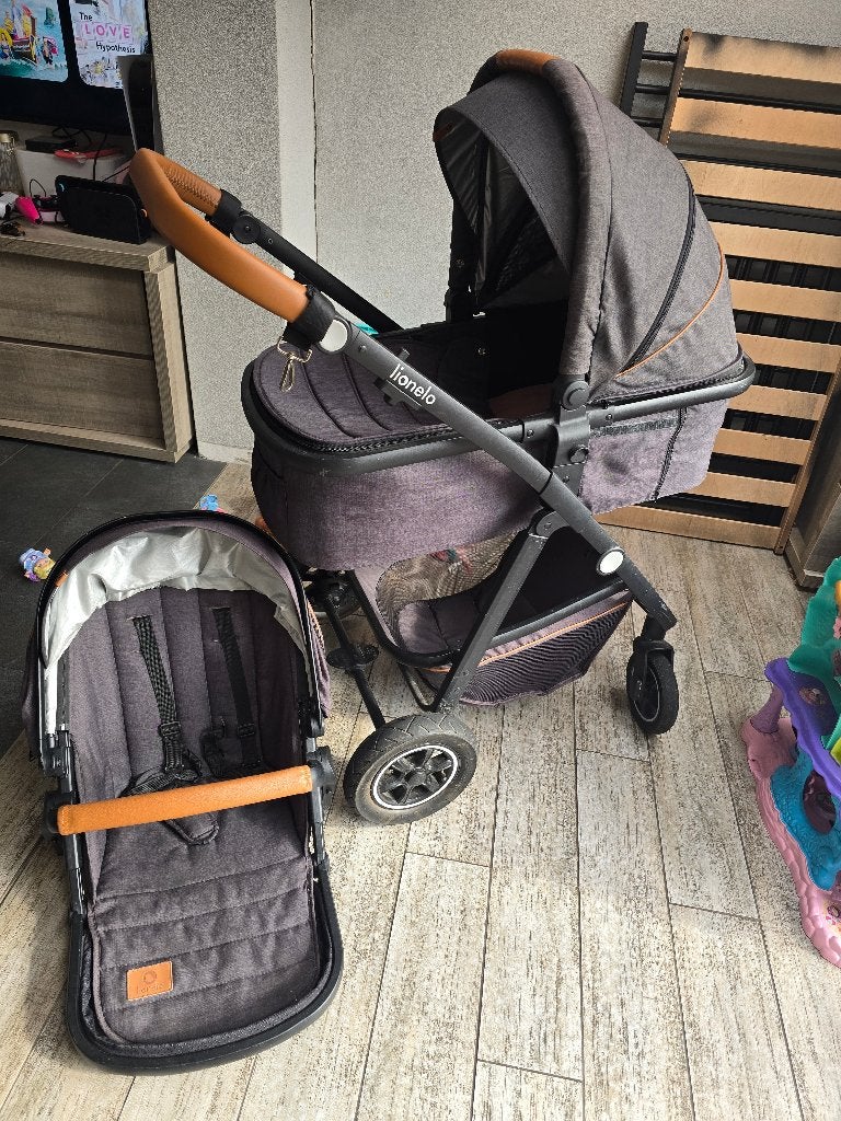 Lionelo kinderwagen amber grey