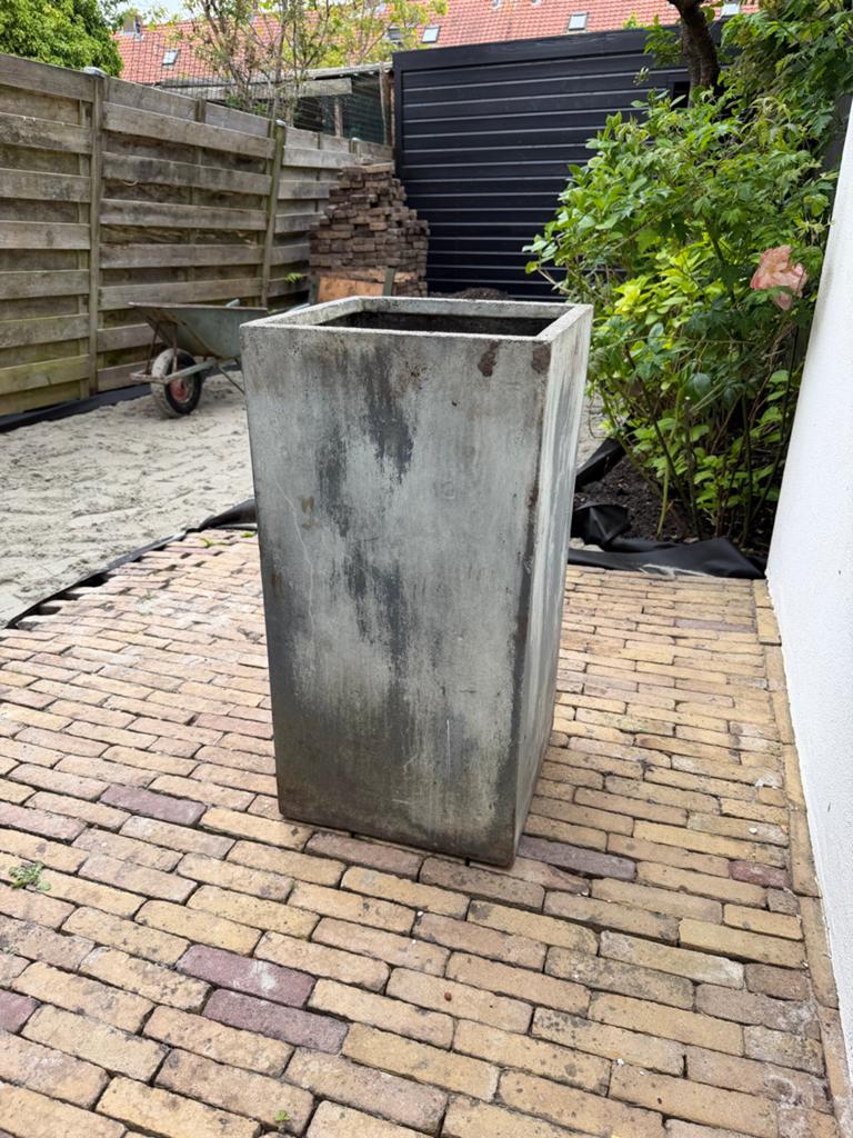 Grote vierkante plantenbak, Tuin en Terras, Ophalen, Overige materialen, Gebruikt, 40 cm of meer