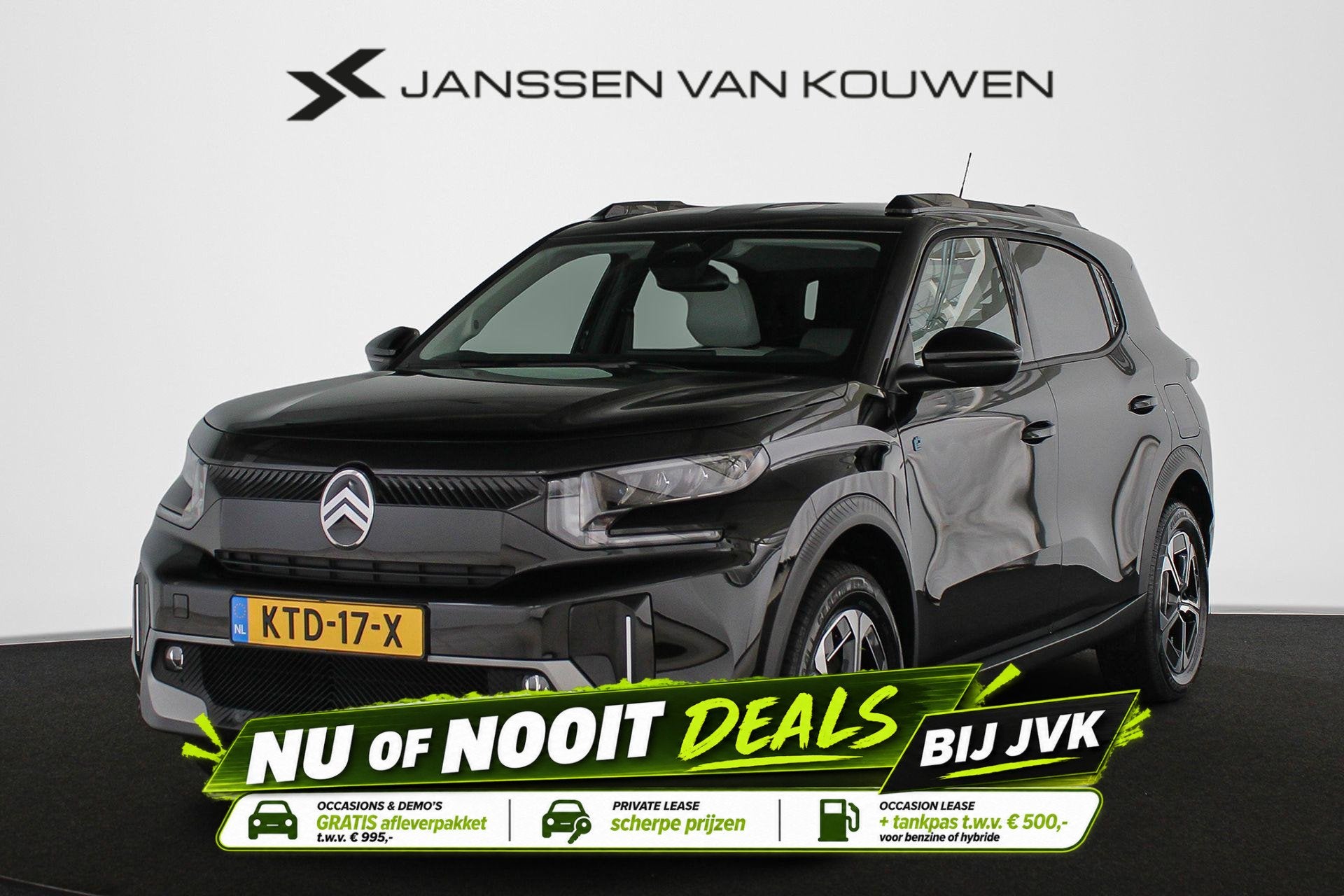 Citroen Ë-C3 Aircross Max 113pk Extended Range 54 kWh Stuur, 34 min, Gebruikt, 327 min, Leder en Stof