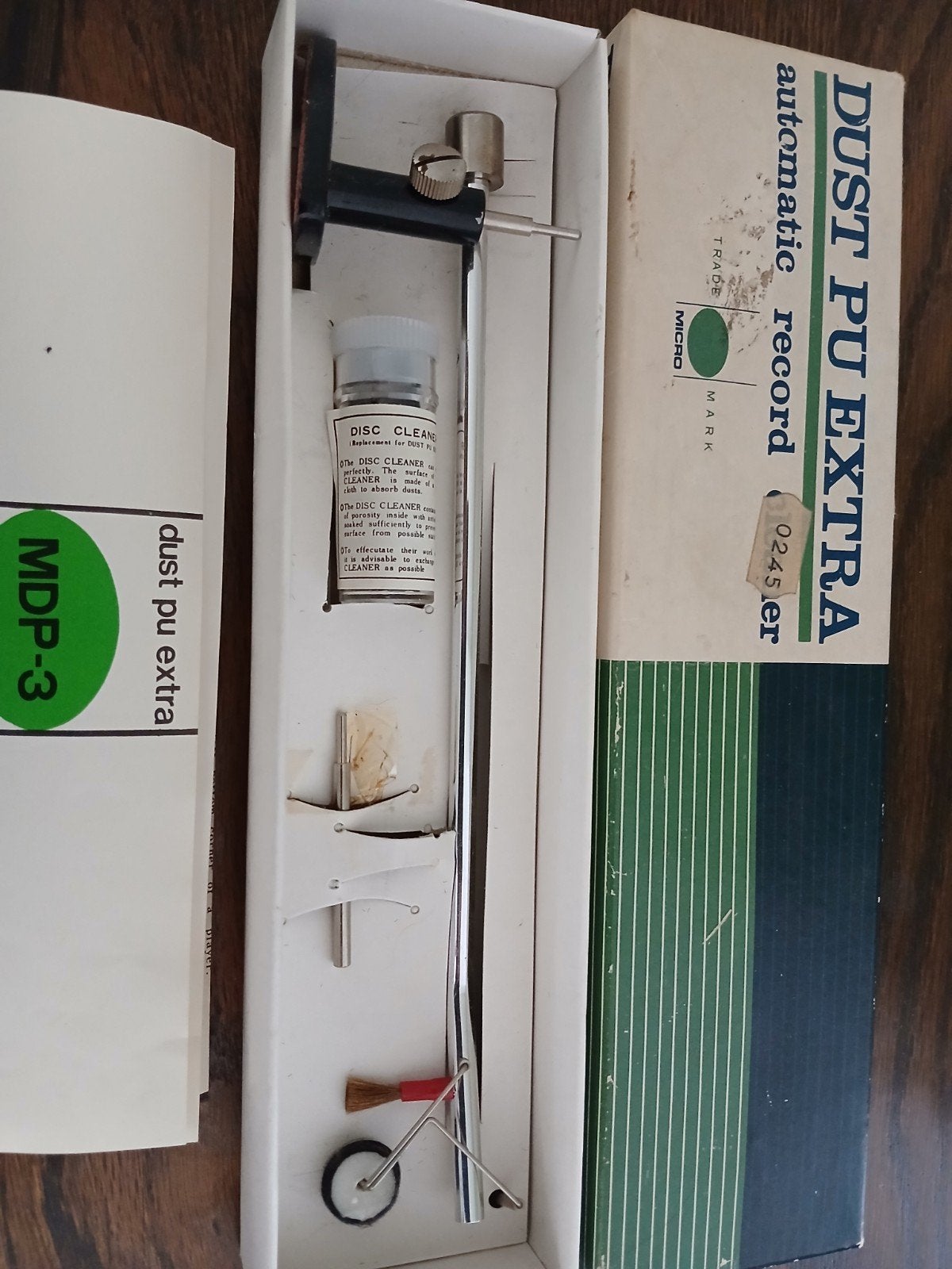 micro MDP 3 platen reiniger in de originele doos, Ophalen of Verzenden, Nieuw, Platenspeler-onderdeel, Overige merken