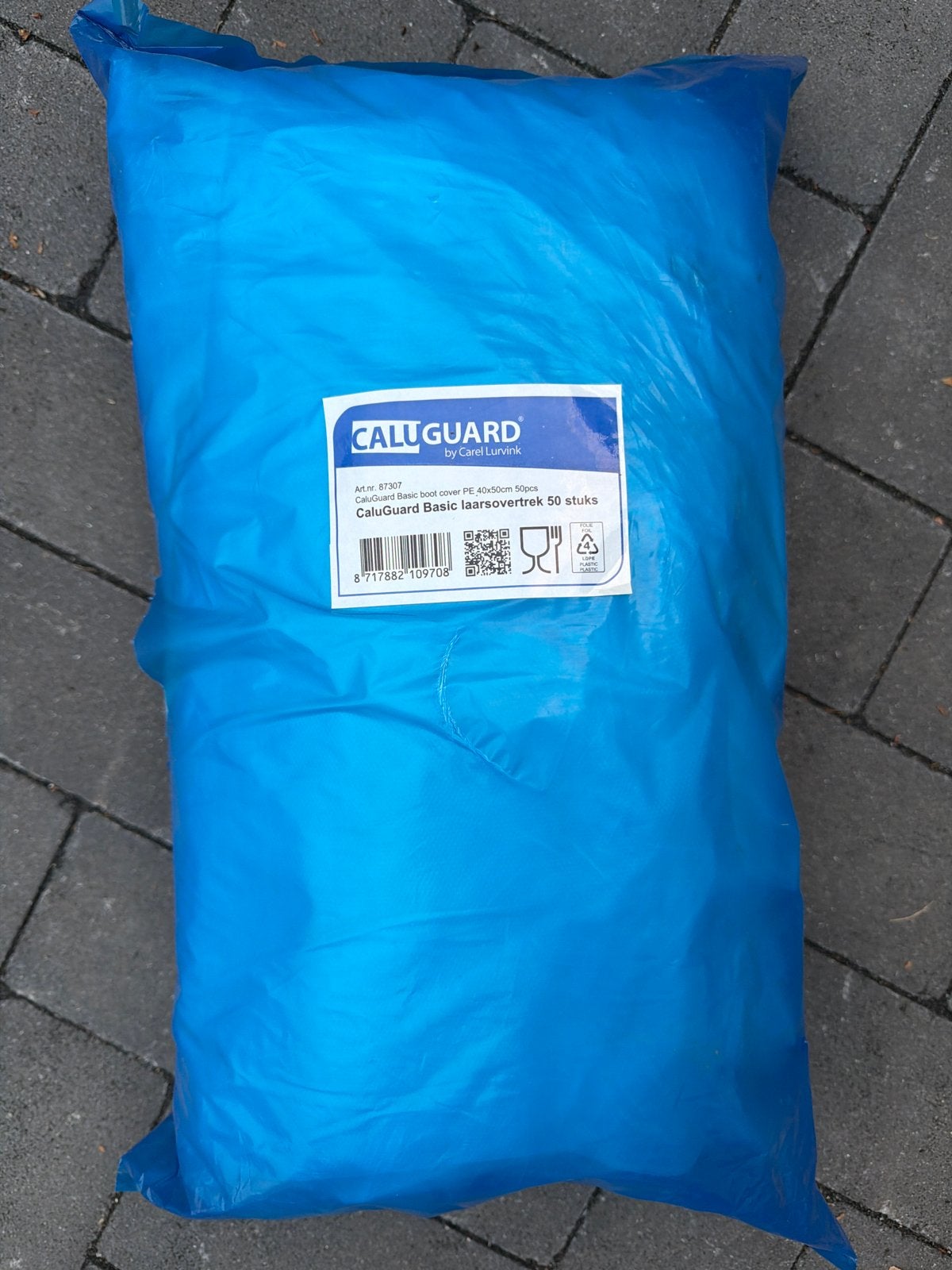 CaluGuard Basic laarsovertrekken PE 40x50cm - 50 stuks, Ophalen, Nieuw