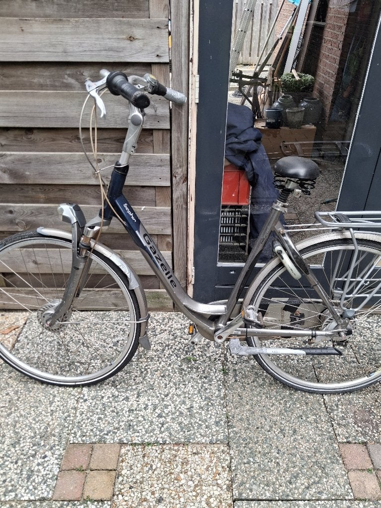Gazelle fiets, Fietsen en Brommers, Fietsen | Dames | Damesfietsen, Ophalen, Gebruikt, Versnellingen, 50 tot 53 cm