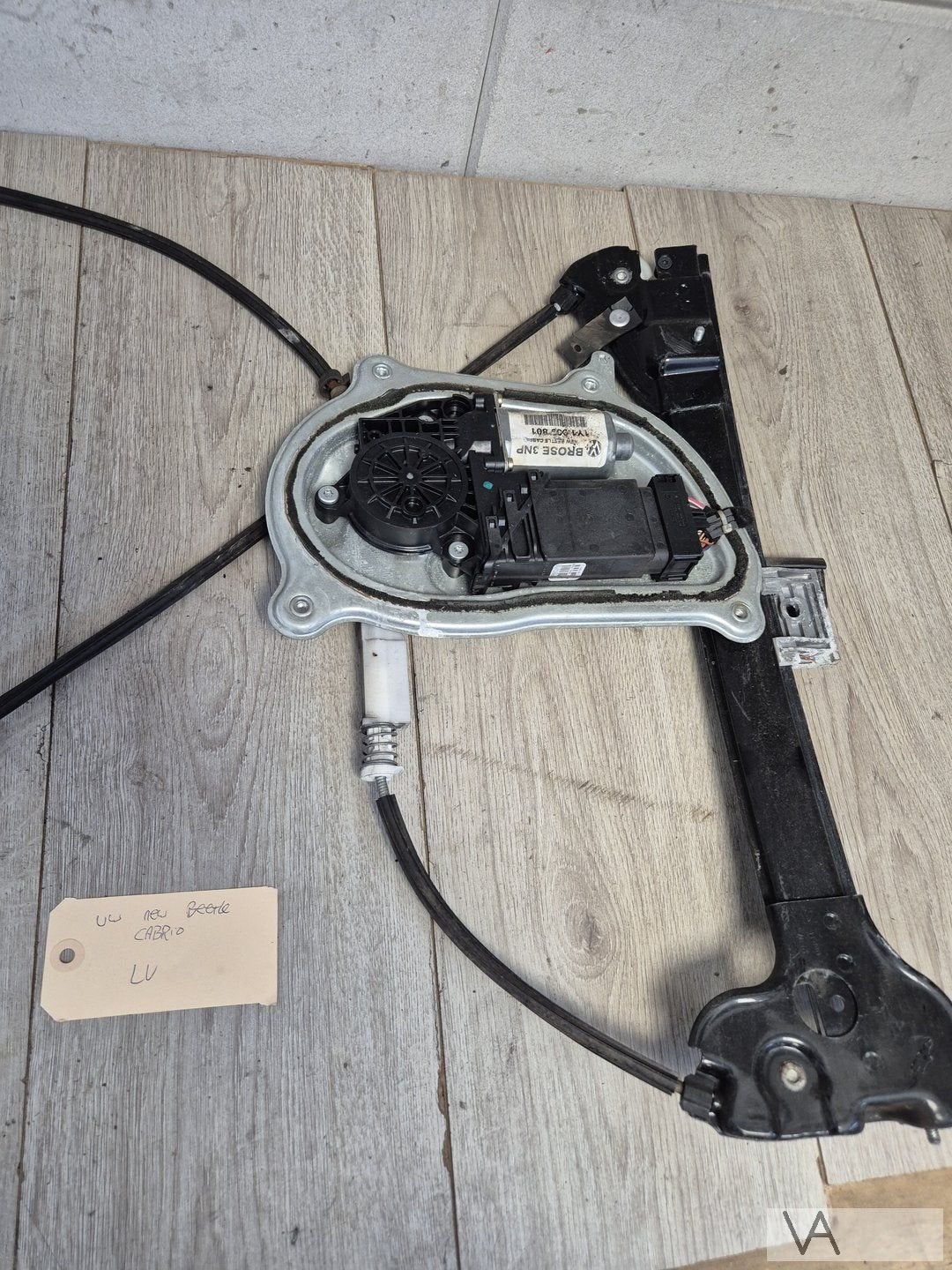 Raammechanisme met motor van VW New Beetle cabrio LINKS VOOR, Auto-onderdelen, Gebruikt, -, Volkswagen, -