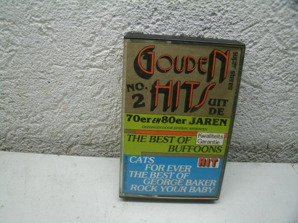 casettebandje 1 gouden hits no 2 '70 er na '80 jaren oa palo, Ophalen of Verzenden, Gebruikt, Pop, 1 bandje