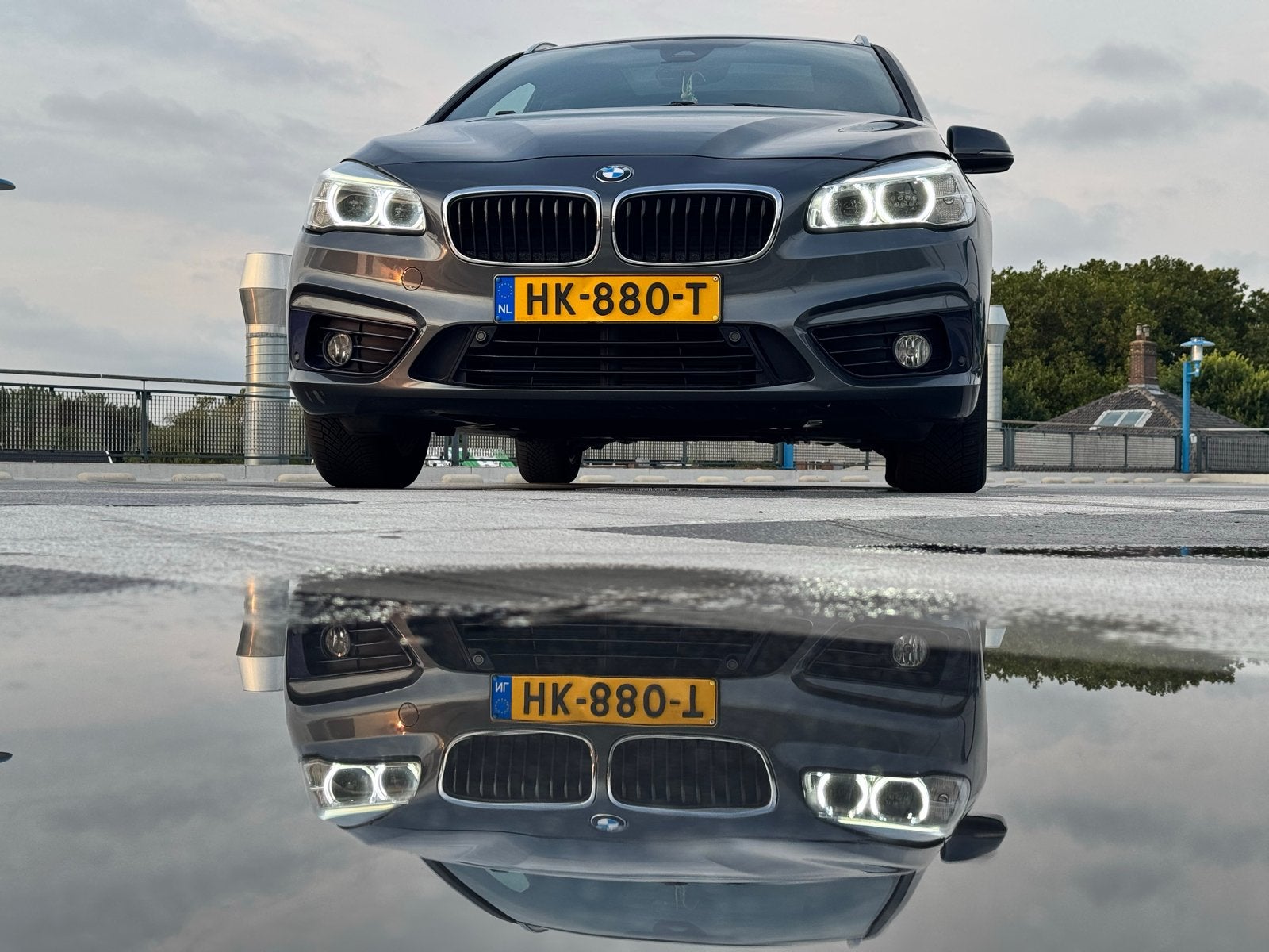 BMW 2-Serie Gran Tourer 218i AUT | 2015 | 7-ZITTER | GRIJS, Auto's, BMW, 136 pk, 2-Serie Gran Tourer, 7 stoelen, 75 €/maand