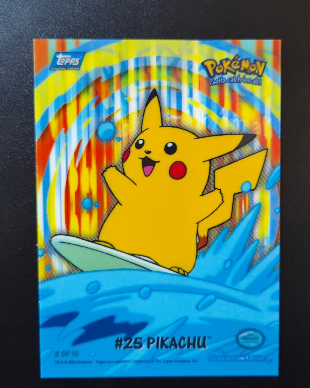 Pikachu#25  Pokemon 2000 Topps TV Stick On, Ophalen of Verzenden, Zo goed als nieuw