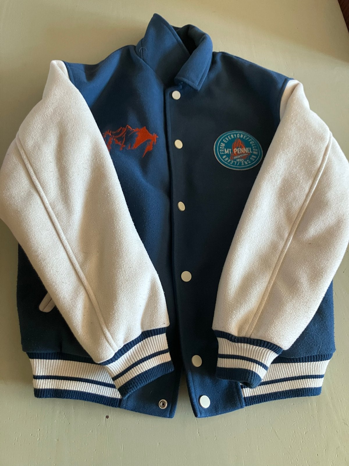Bomberjack/vest maat M, weinig gedragen, Ophalen of Verzenden, Zo goed als nieuw, Maat 48/50 (M), Blauw