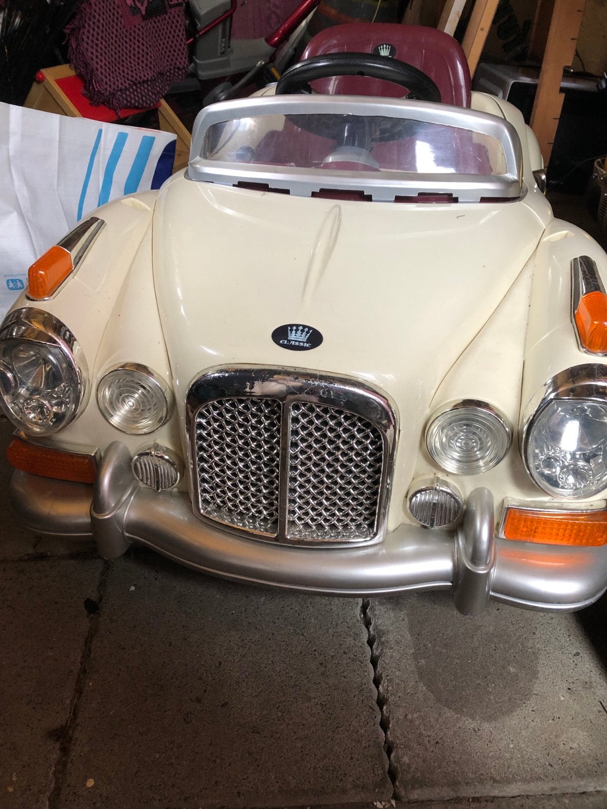 Kinderauto classic 3-6 jaar, rijdt op accu, Kinderen en Baby's, Speelgoed | Buiten | Voertuigen en Loopfietsen, Ophalen, Gebruikt