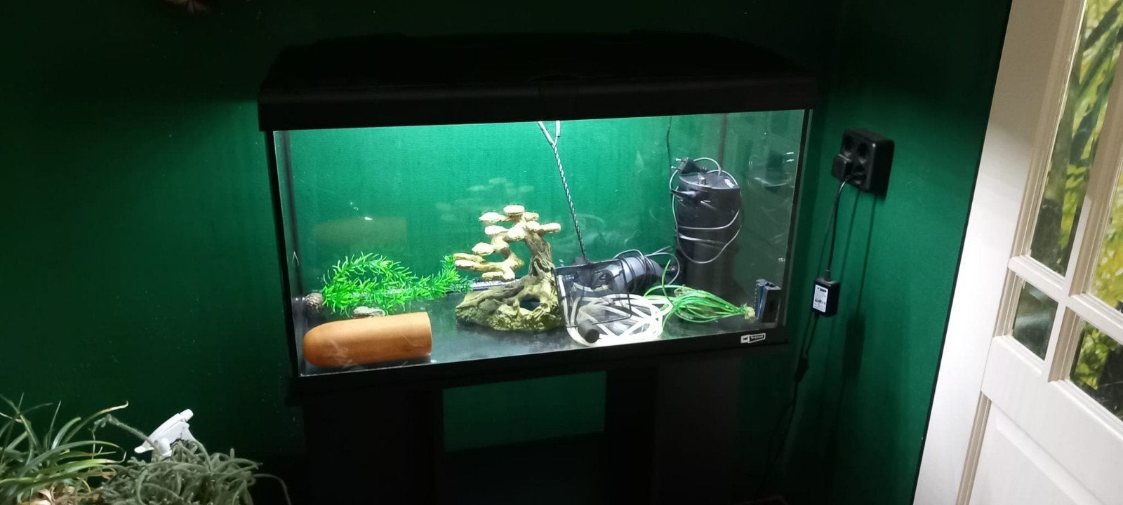 Aquarium 100 ltr inclusief kast, Ophalen, Zo goed als nieuw, Overige merken