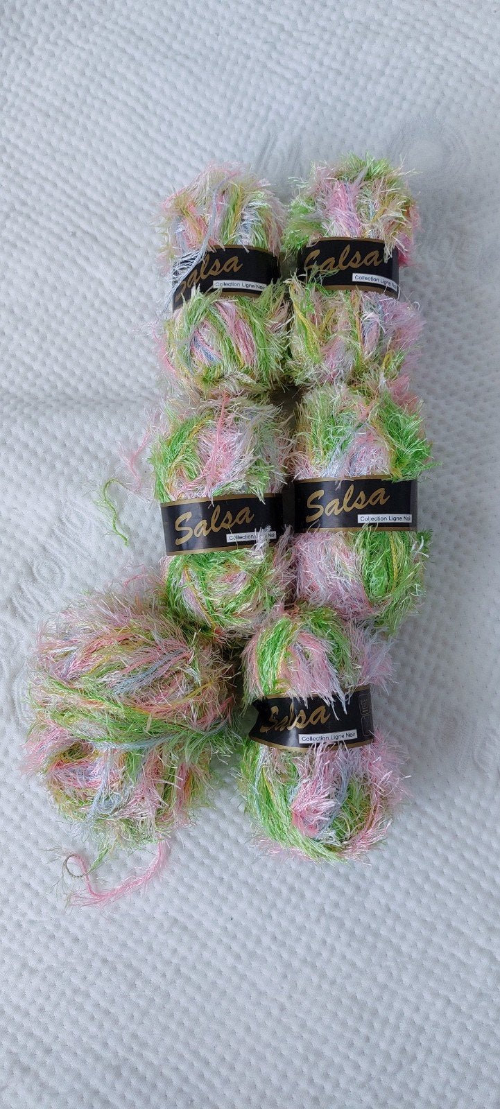 Salsa Collection Ligne Noir Lammy Yarns Holland - 6 bollen, Ophalen of Verzenden, Nieuw, Breien of Haken, Wol of Garen