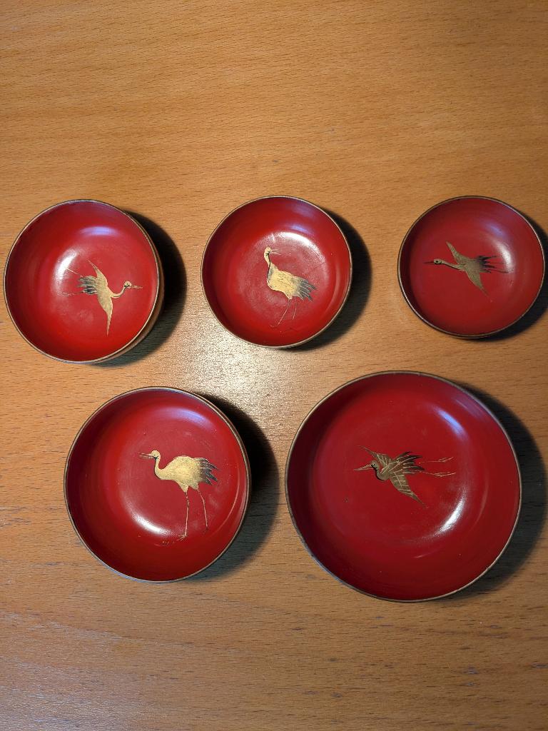 Sakazuki nested Sake Cups., Verzenden