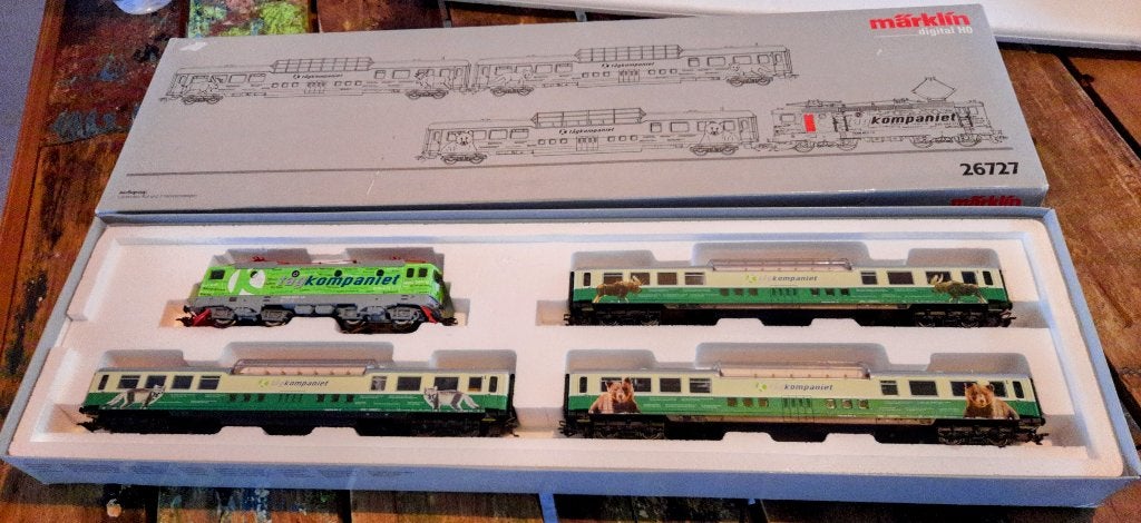 Märklin 26727 Panoramatrein "Dieren van het Noorden", Wisselstroom, Ophalen of Verzenden, Märklin, Gebruikt