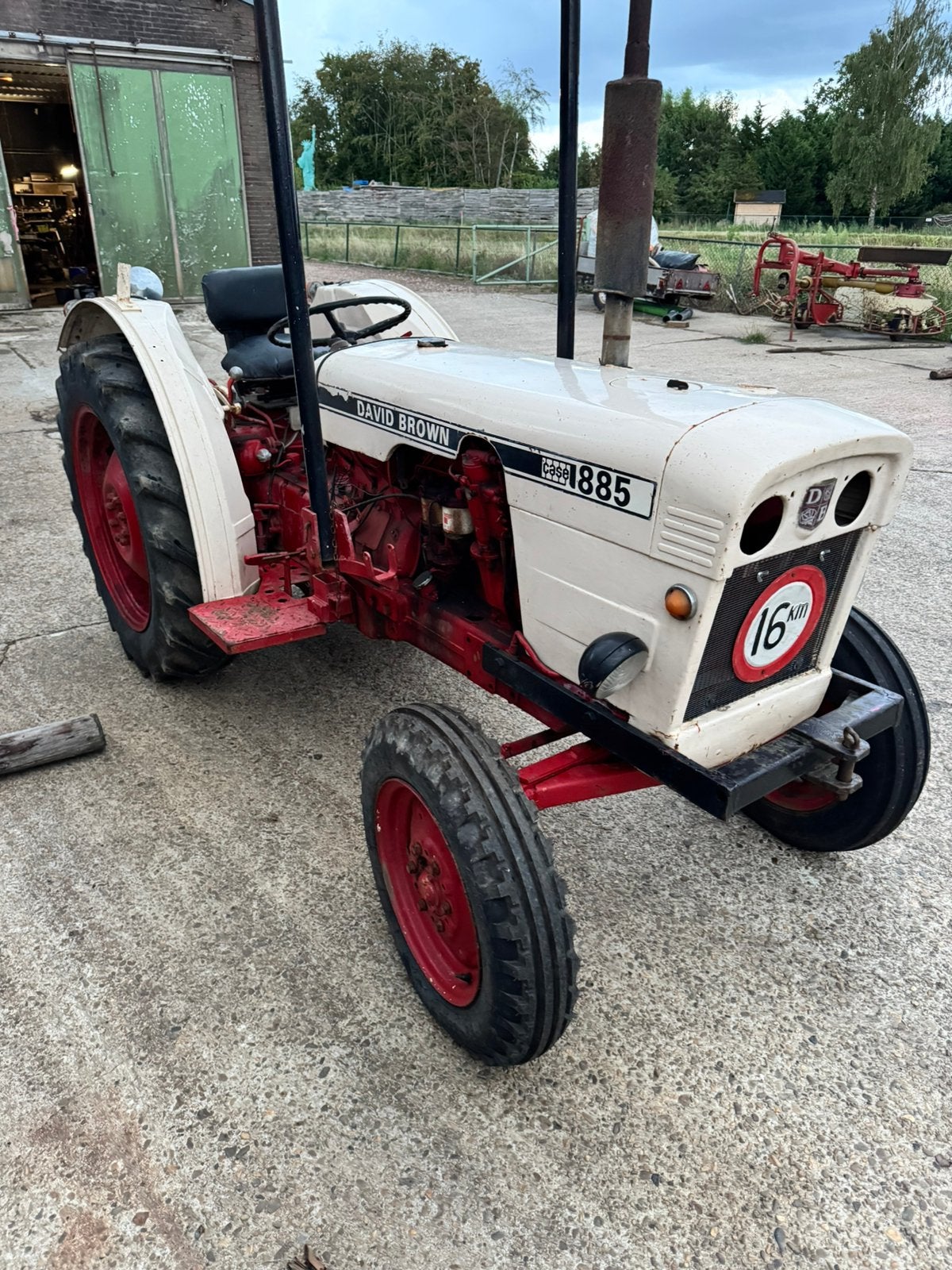 David brown 885 smalspoor tractor, Gebruikt, Tot 80 Pk, 5000 tot 7500, Ophalen
