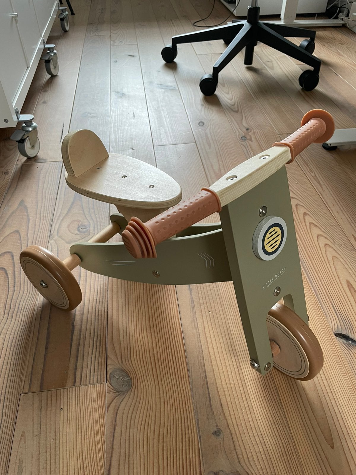 Little Dutch driewieler, groen, Ophalen, Zo goed als nieuw, Loopfiets