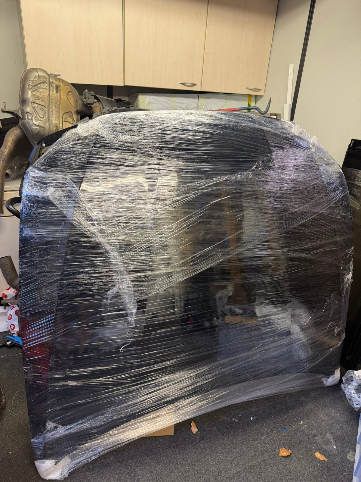 Audi A6 C8 Rs6 2019+ motorkap Oem top staat Sebring Black, Ophalen, Gebruikt, Audi, Motorkap