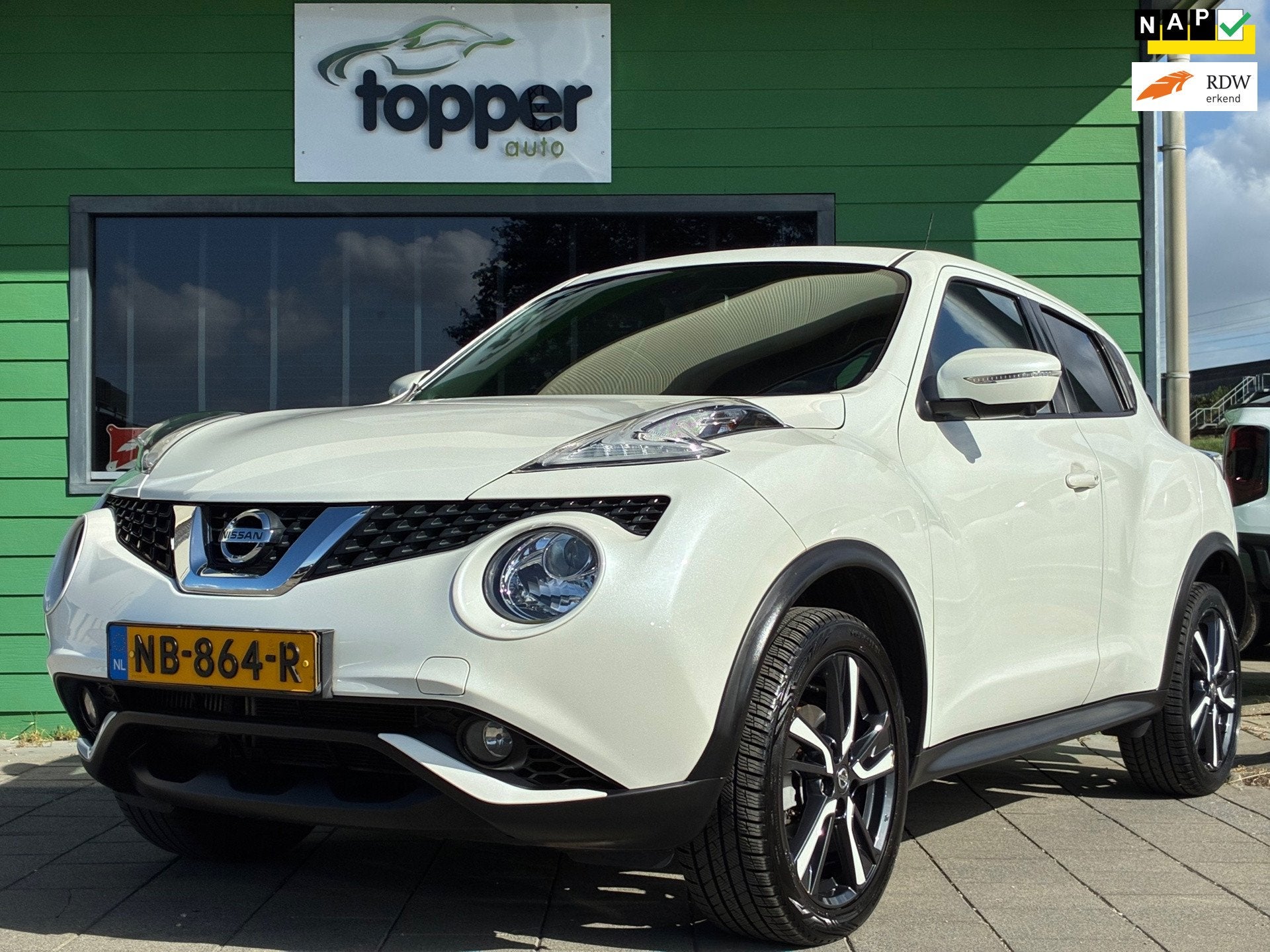 Nissan Juke 1.2 DIG-T S/S N-Vision|1e Eigenaar|Camera|Naviga, Auto's, Voorwielaandrijving, Euro 6, 116 pk, Wit