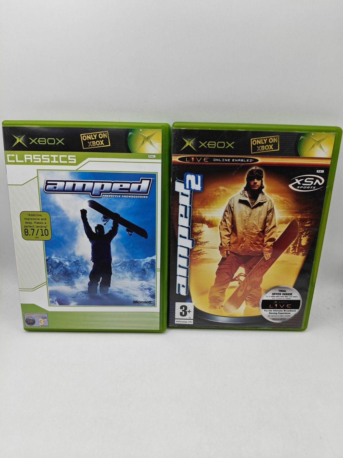 Amped 1 & 2 Xbox Classic, Online, Gebruikt, One Microsoft Way, Redmond, WA 98052, USA, Microsoft