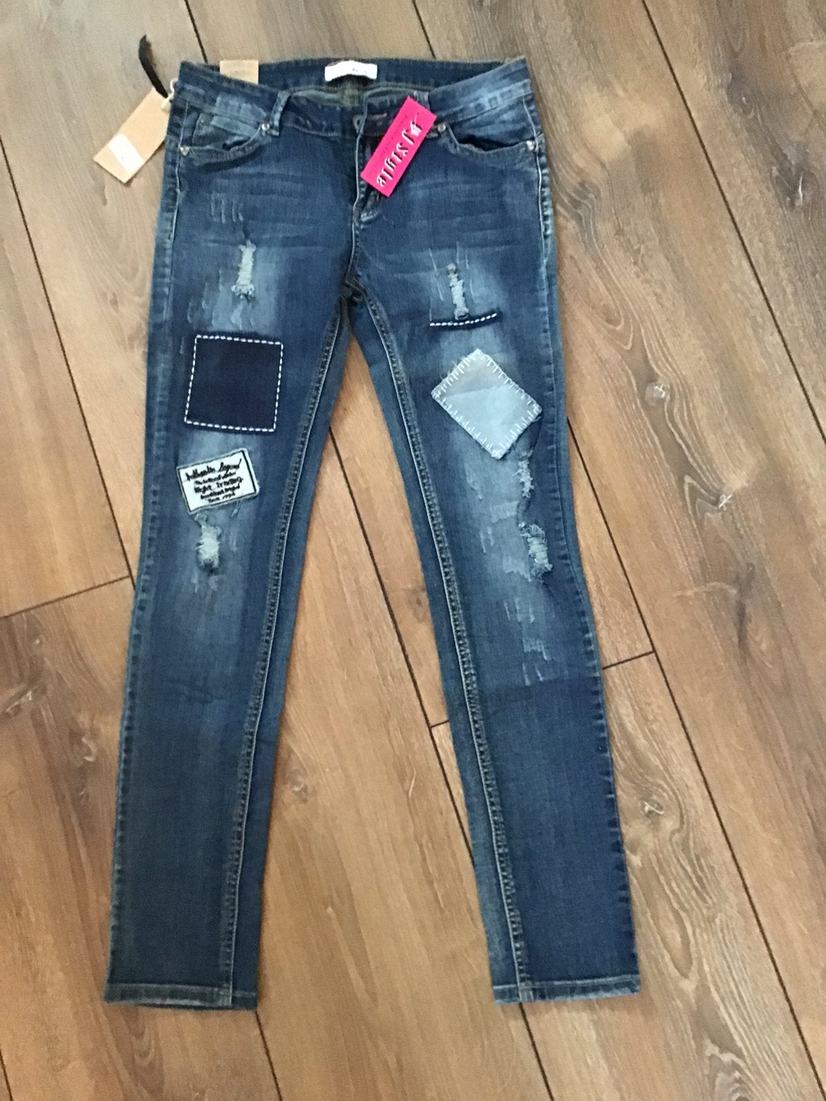 NIEUWE spijkerbroek jeans Daysie super skinny mt.42, Ophalen of Verzenden, Nieuw, Blauw, W33 - W36 (confectie 42/44)