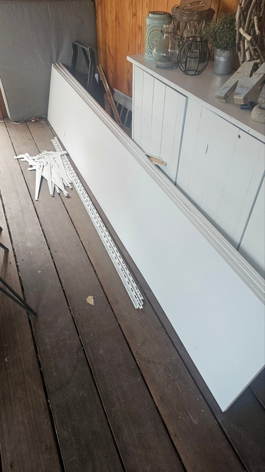 4 meubelpanelen 305x50 cm met ophangsysteem, Huis en Inrichting, Ophalen, Zo goed als nieuw, 25 tot 50 cm, Minder dan 100 cm