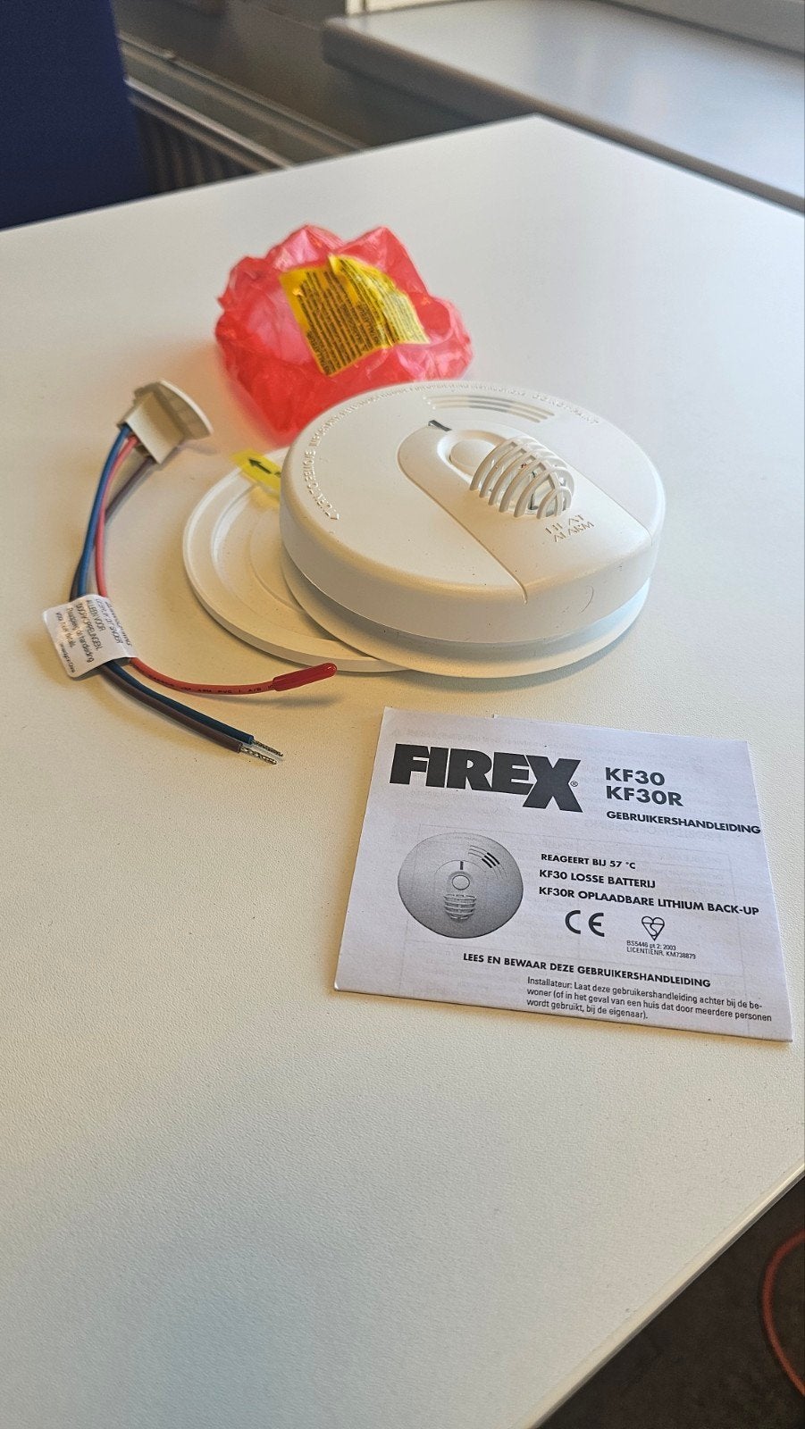 6 stuks Firex KF30 Hittemelder 230V Nieuw zonder verp, Detector, Sensor of Melder, Onbekend, Nieuw, Ophalen of Verzenden
