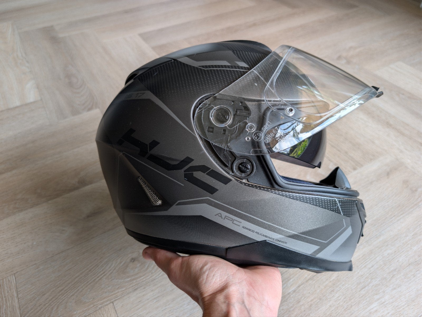 HJC IS-17 Loktar - maat S (55-56cm) - headset, HJC, Ophalen of Verzenden, Integraalhelm, S