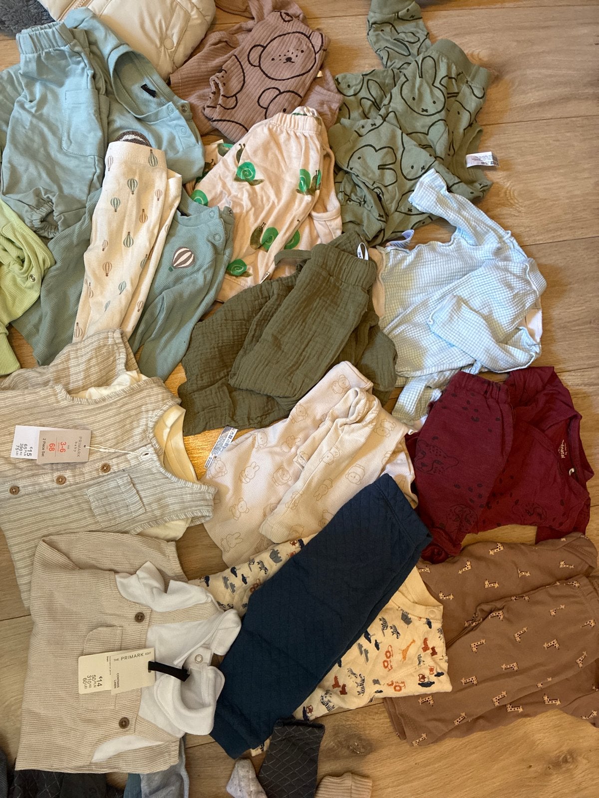 Grote babykleding bundel maten 50/56/62/68 (Feetje, HEMA), Ophalen, Gebruikt, One size