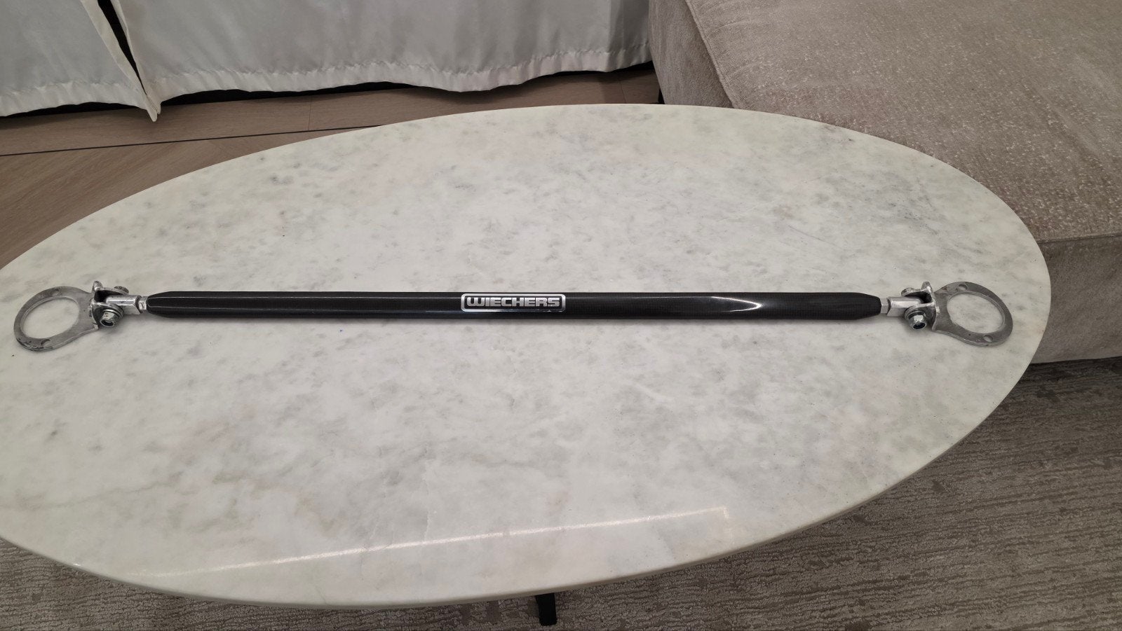 Wiechers veerpootbrug Carbon/aluminium strut brace, Ophalen of Verzenden, Gebruikt, Universele onderdelen